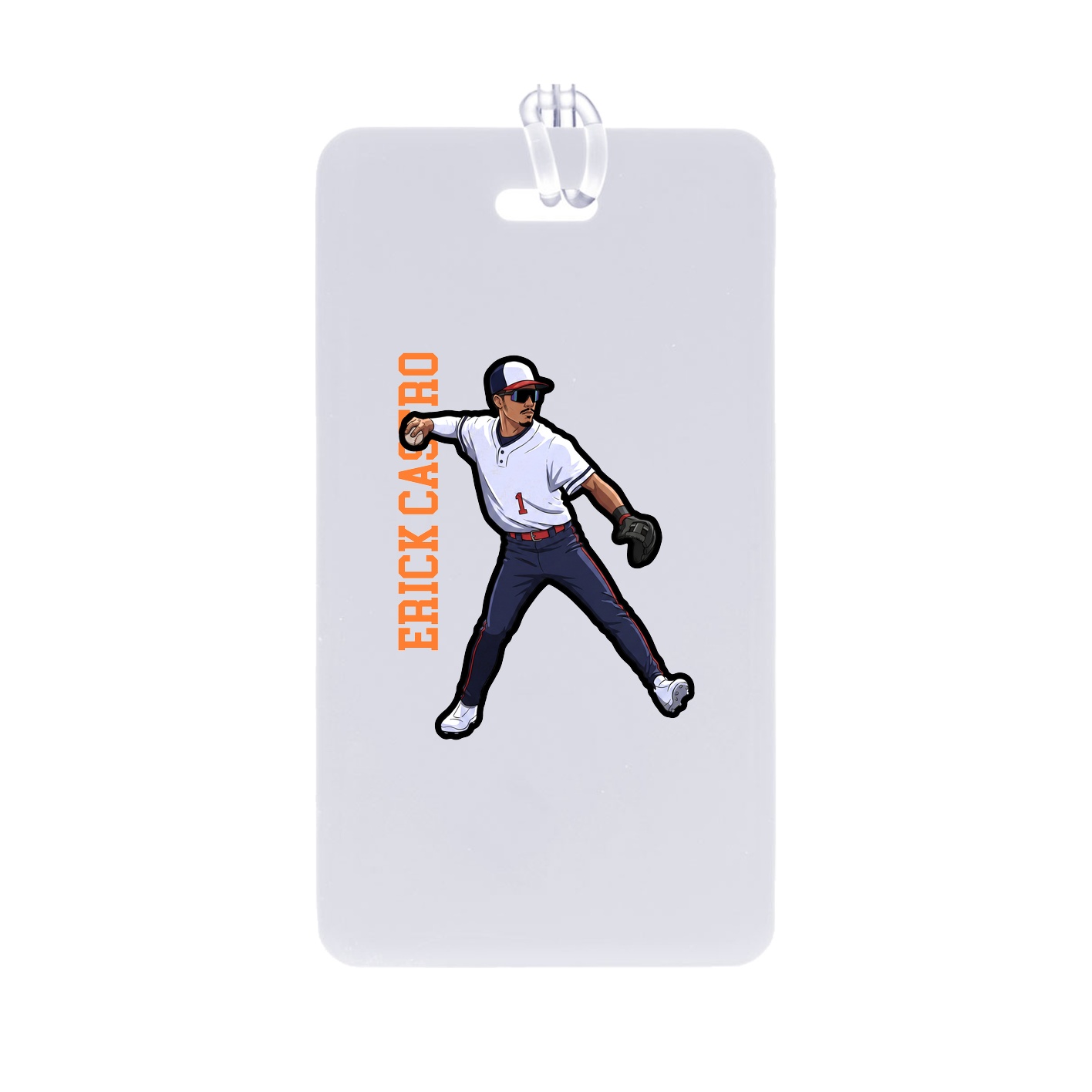 Bag Tag — Name Vertical in Classic