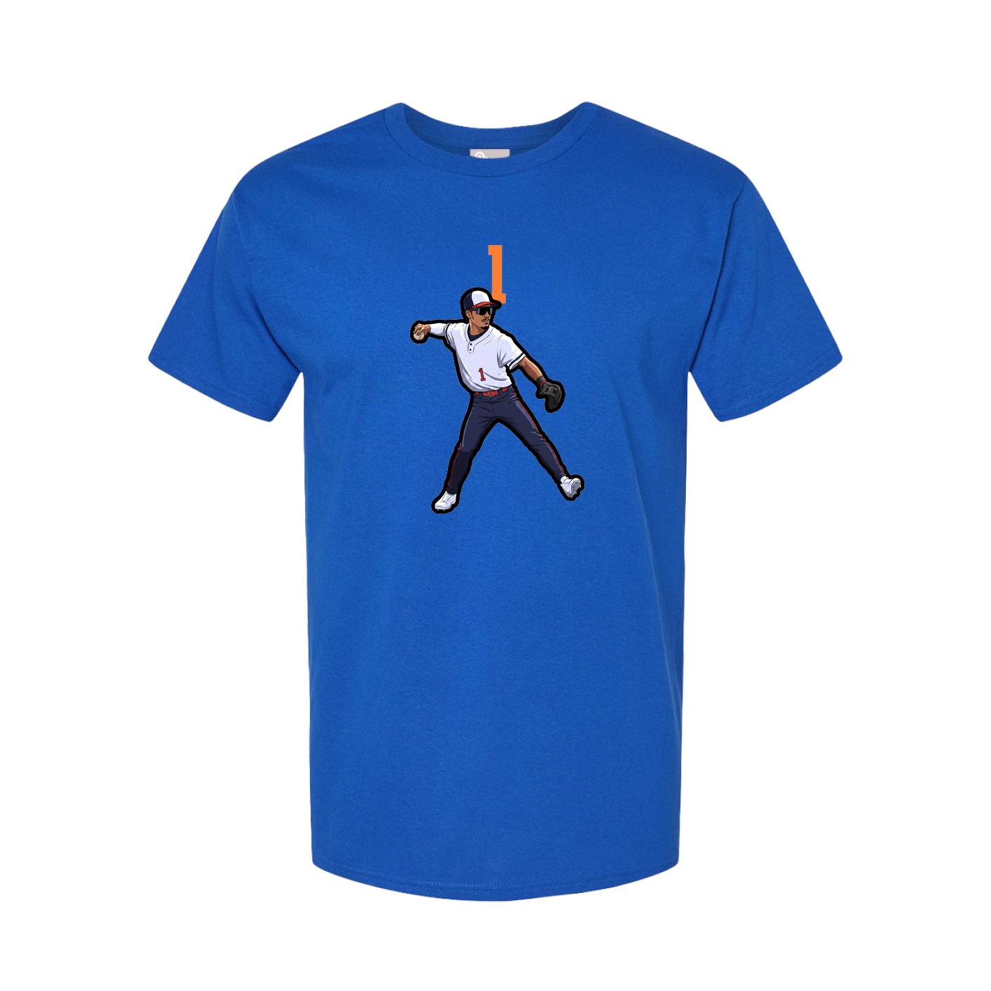 Tee — Number Top in Royal