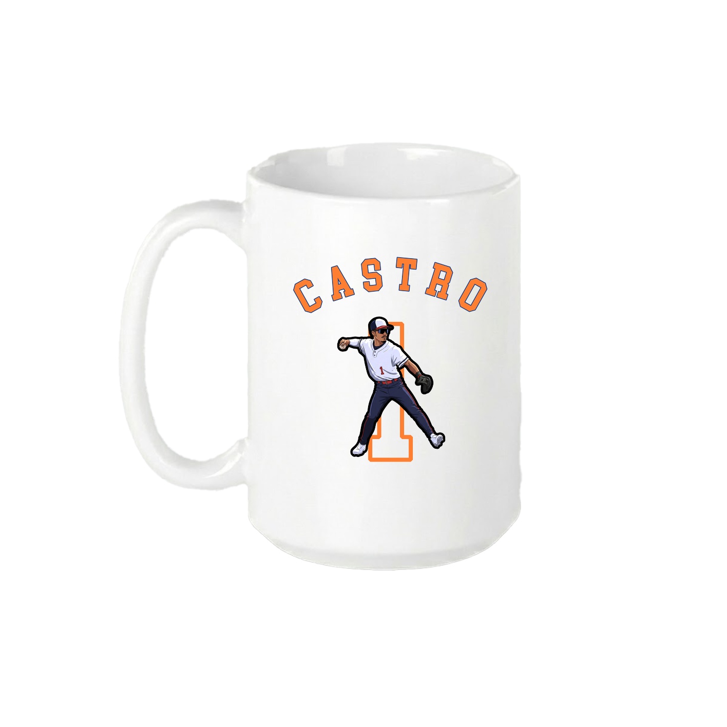 15oz Coffee Mug — Shirsey Arch in White