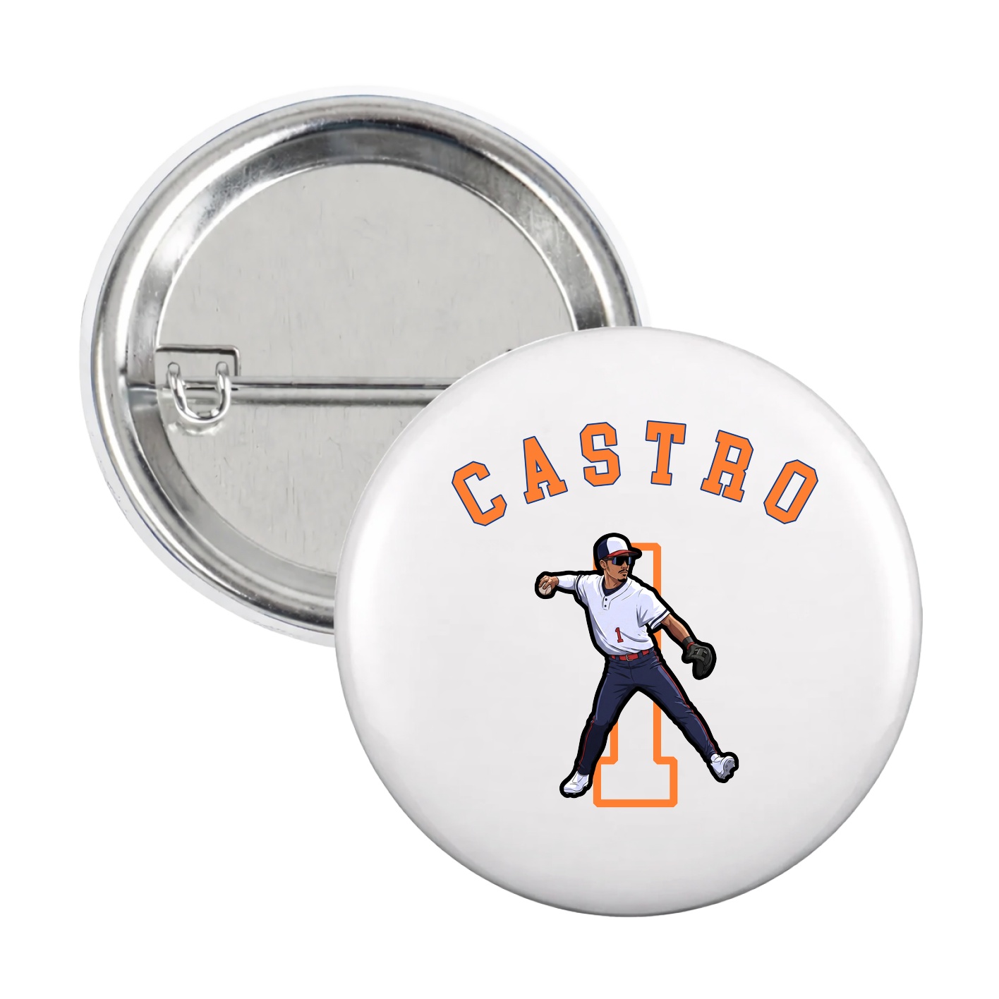 Game Day Button — Shirsey Arch in White