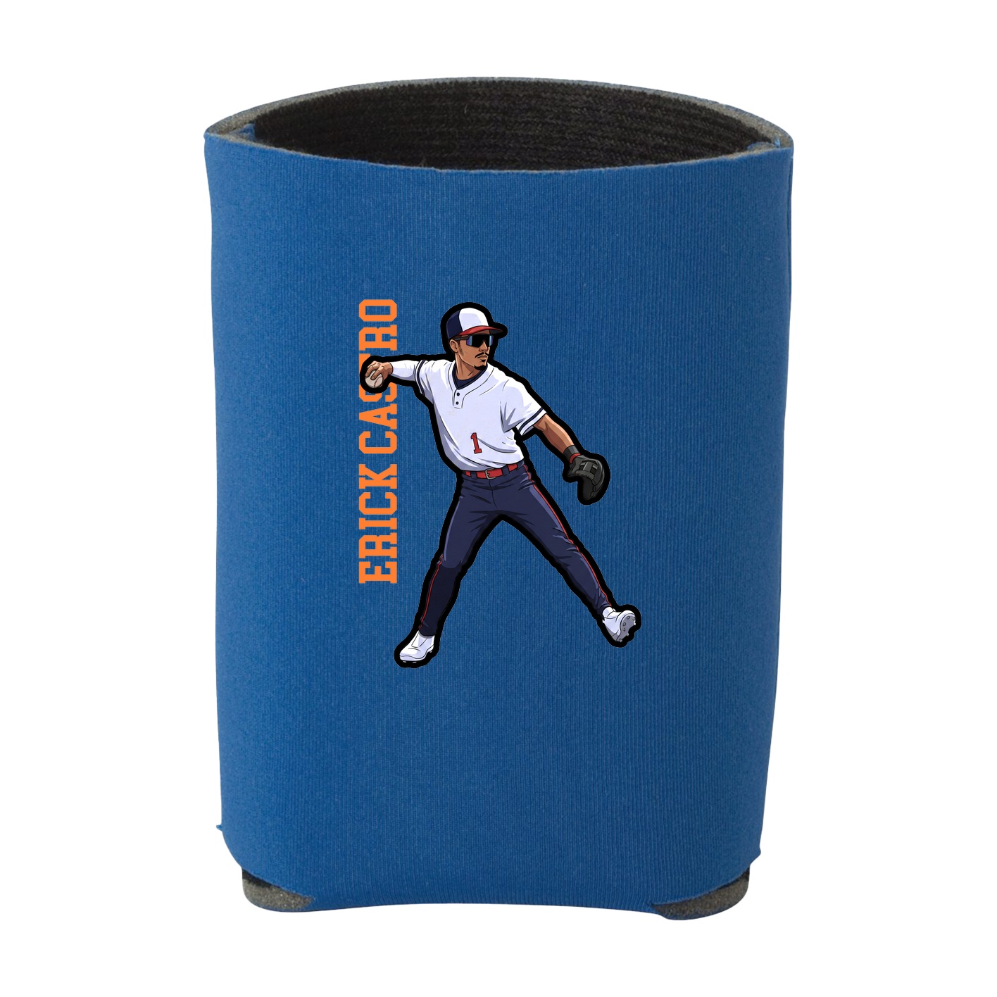 Can Holder — Name Vertical in Royal