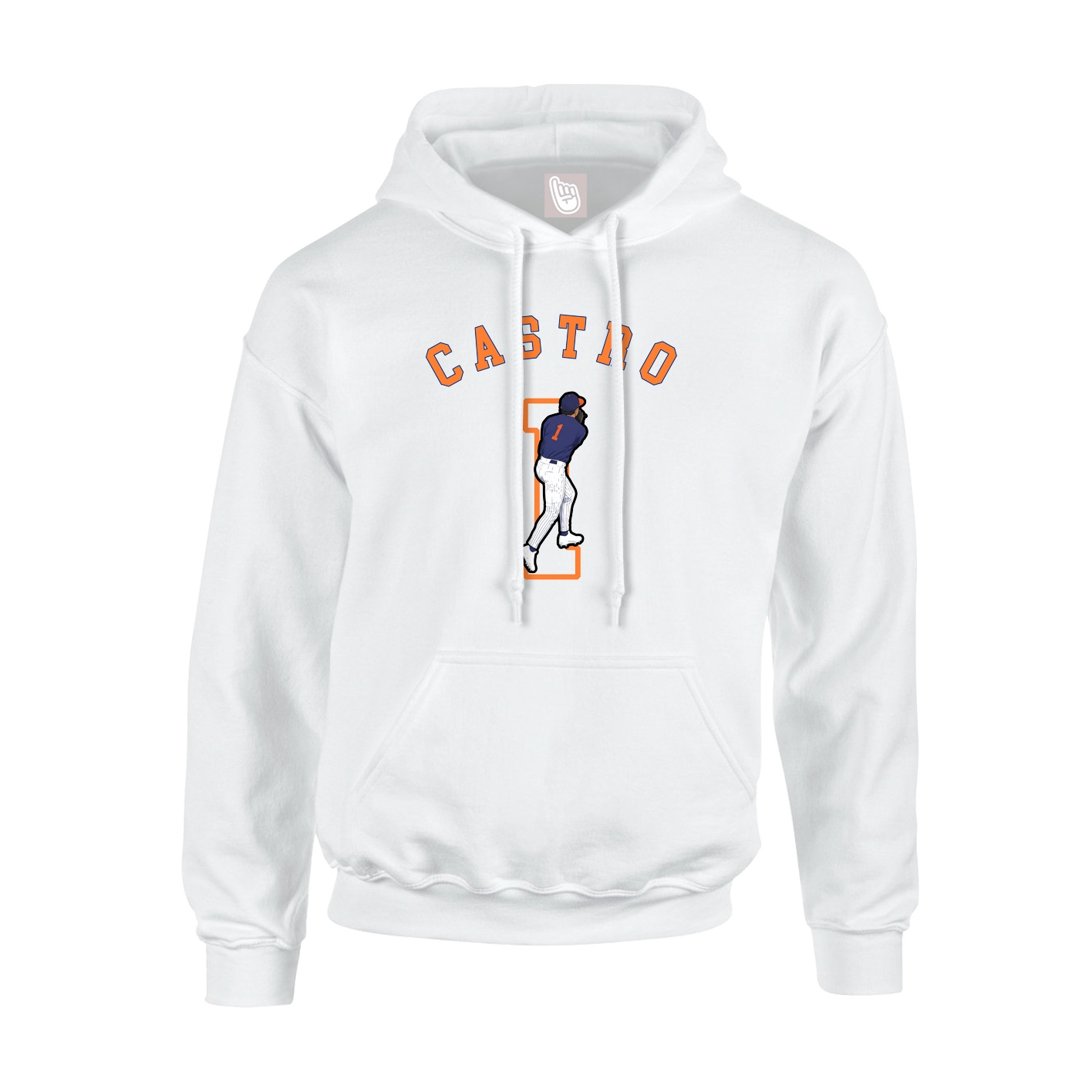 Youth Hoodie — Shirsey Arch in White