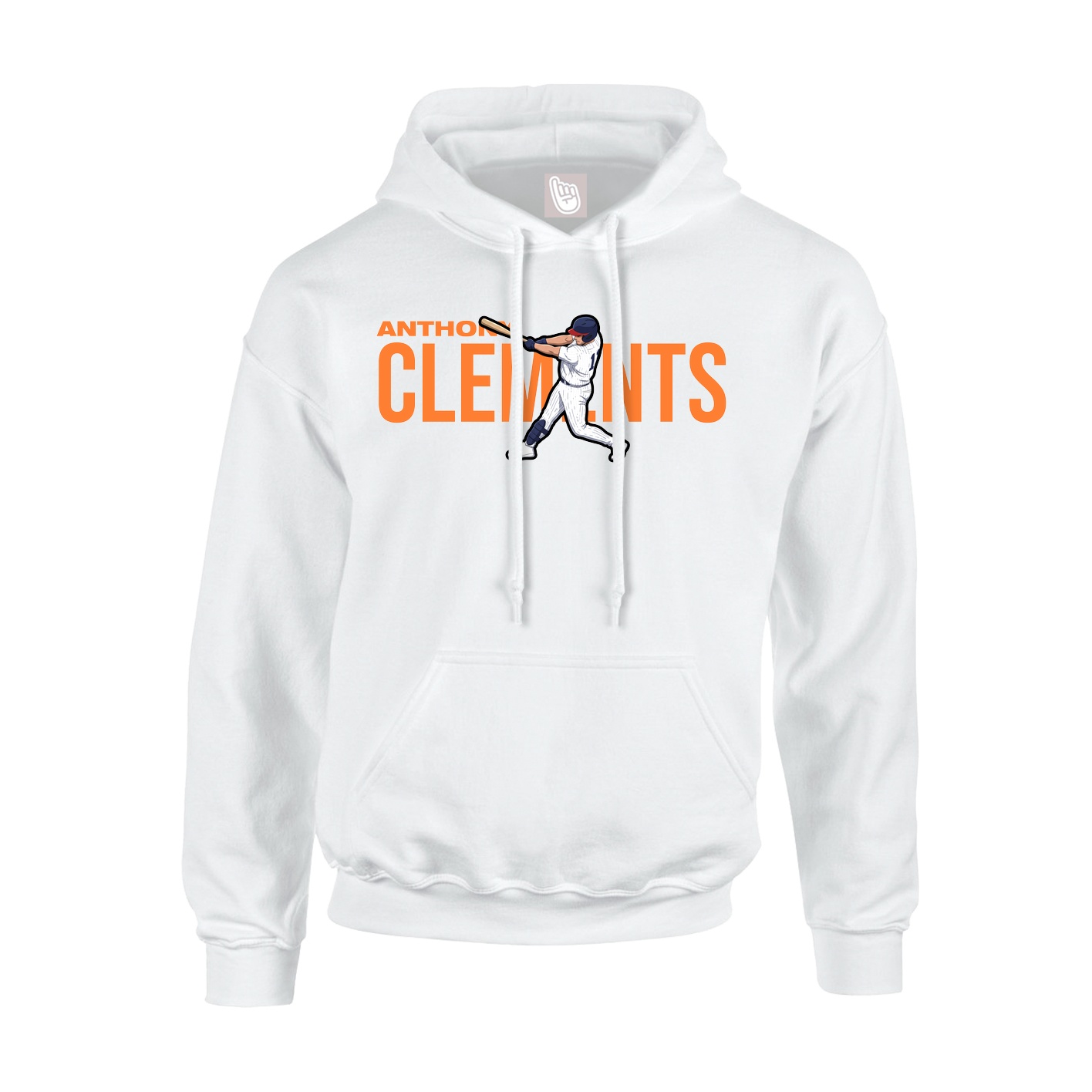 Hoodie — Player Name in White