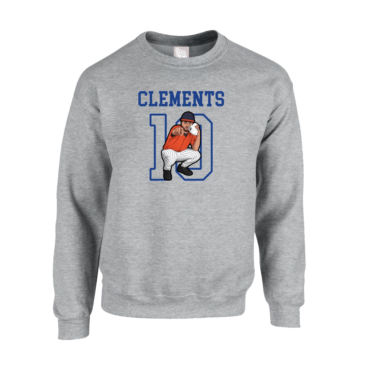 Fleece Crew — Shirsey in Grey