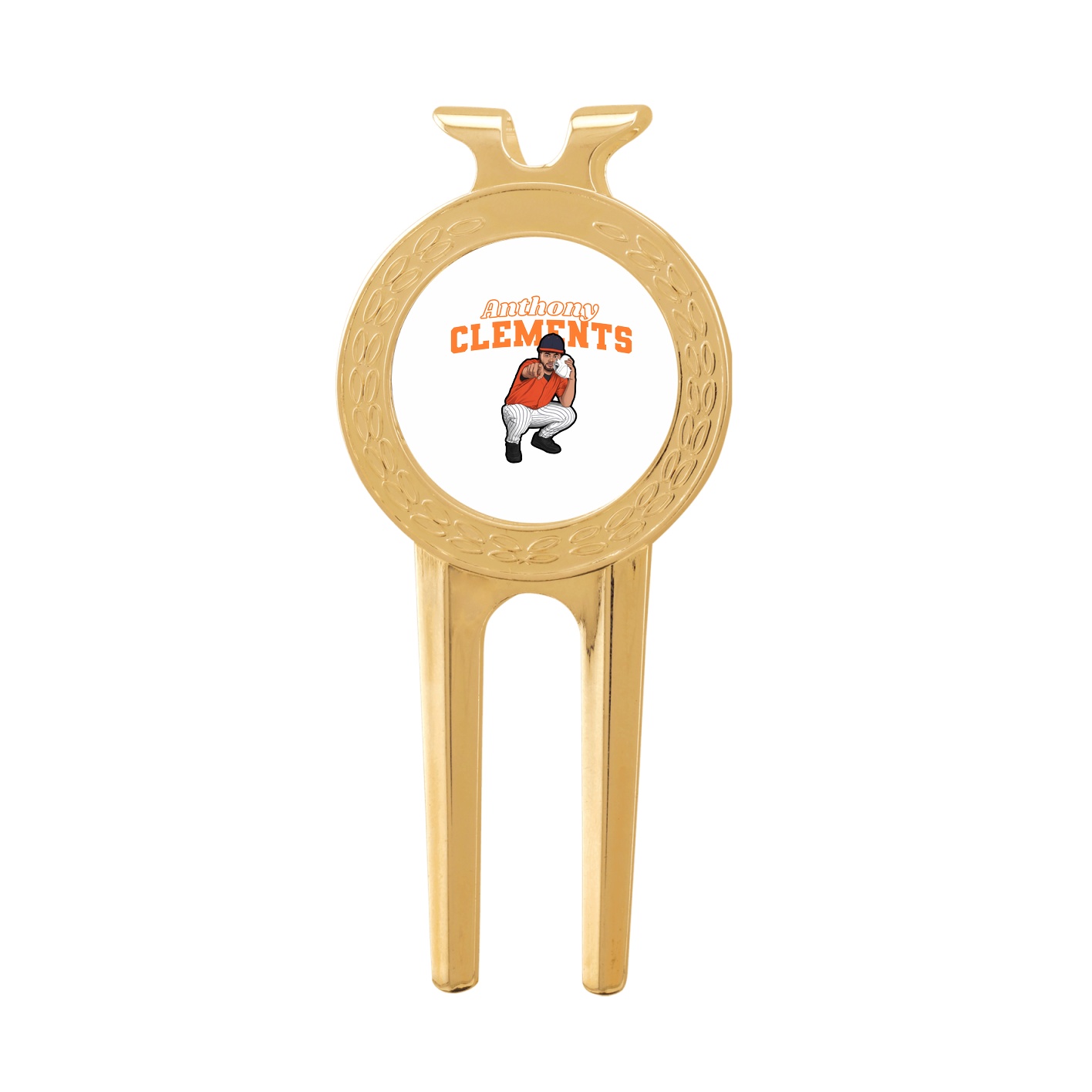 Divot Tool with Ball Marker — Name Arch in Classic