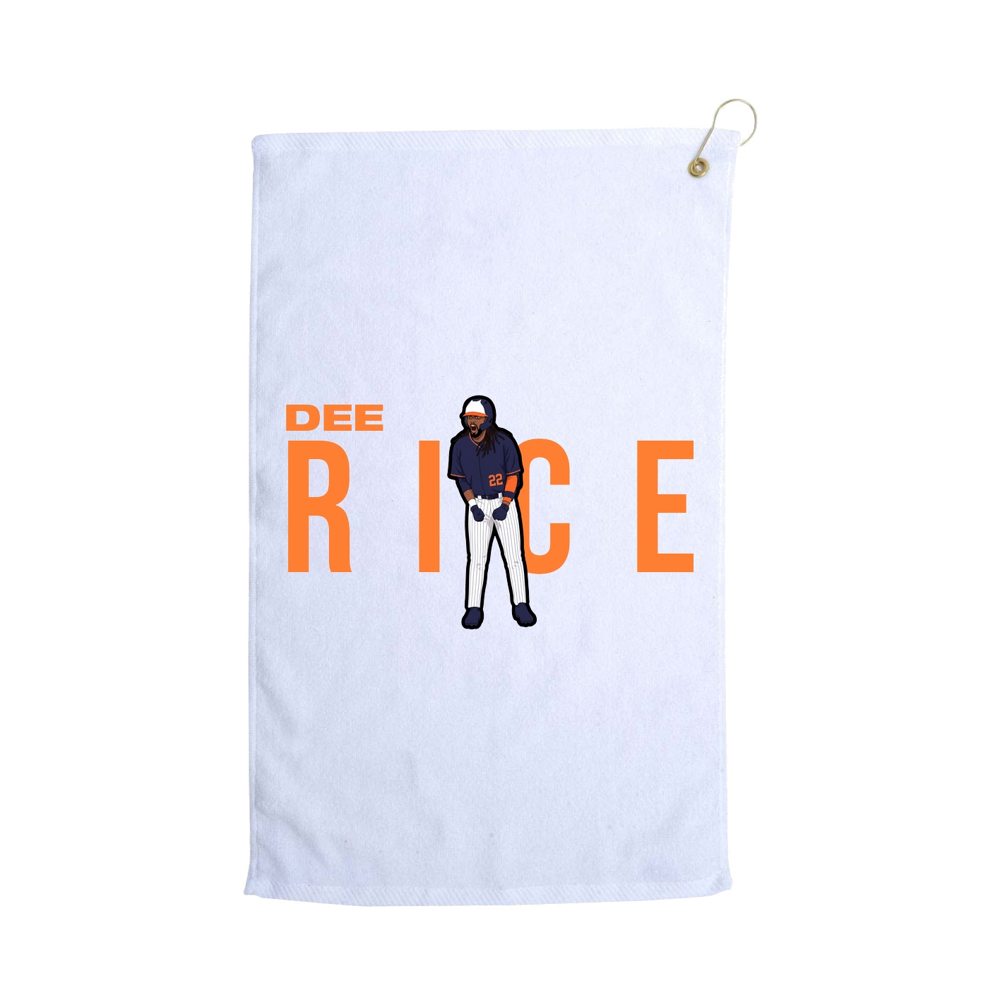 Golf Towel — Player Name in White