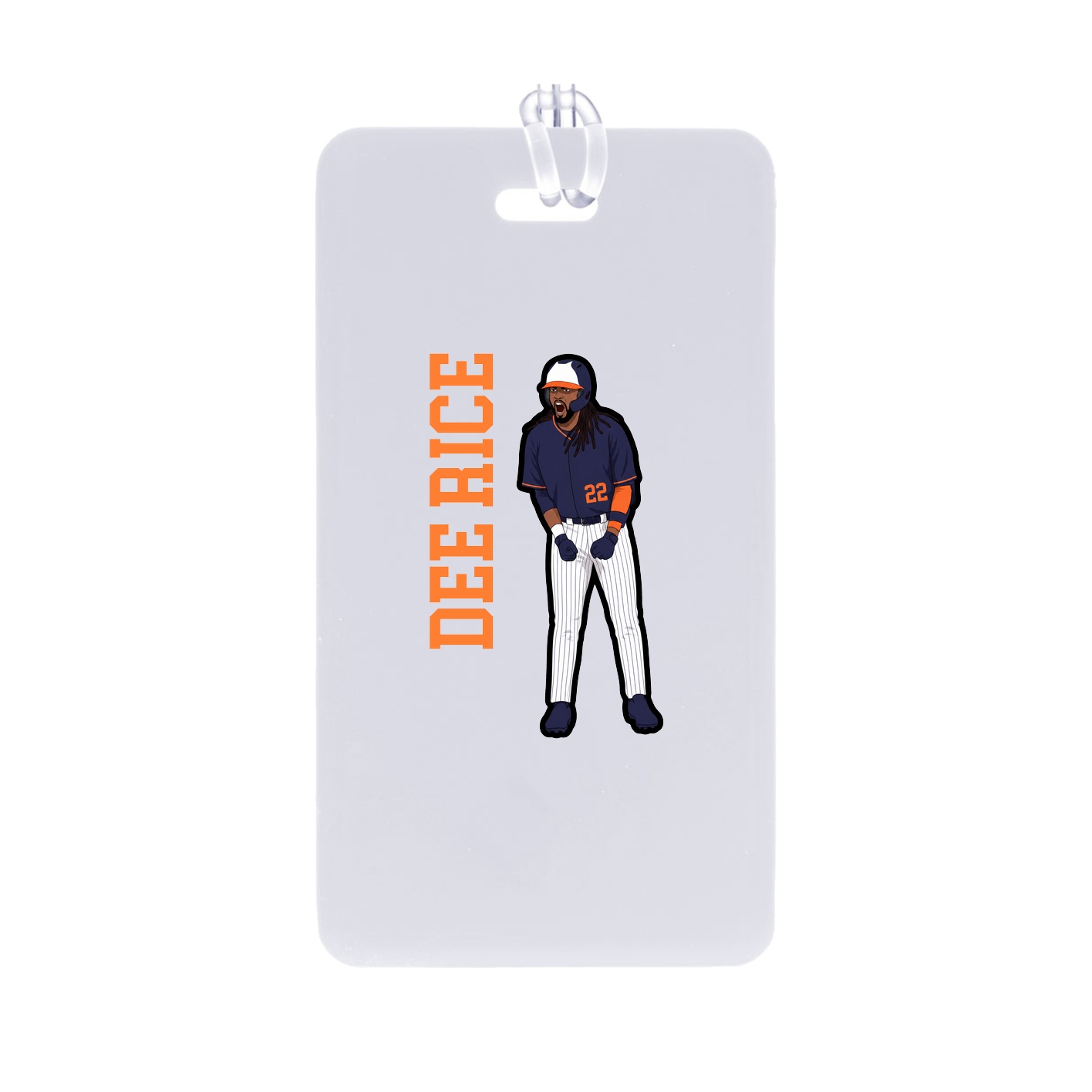 Bag Tag — Name Vertical in Classic