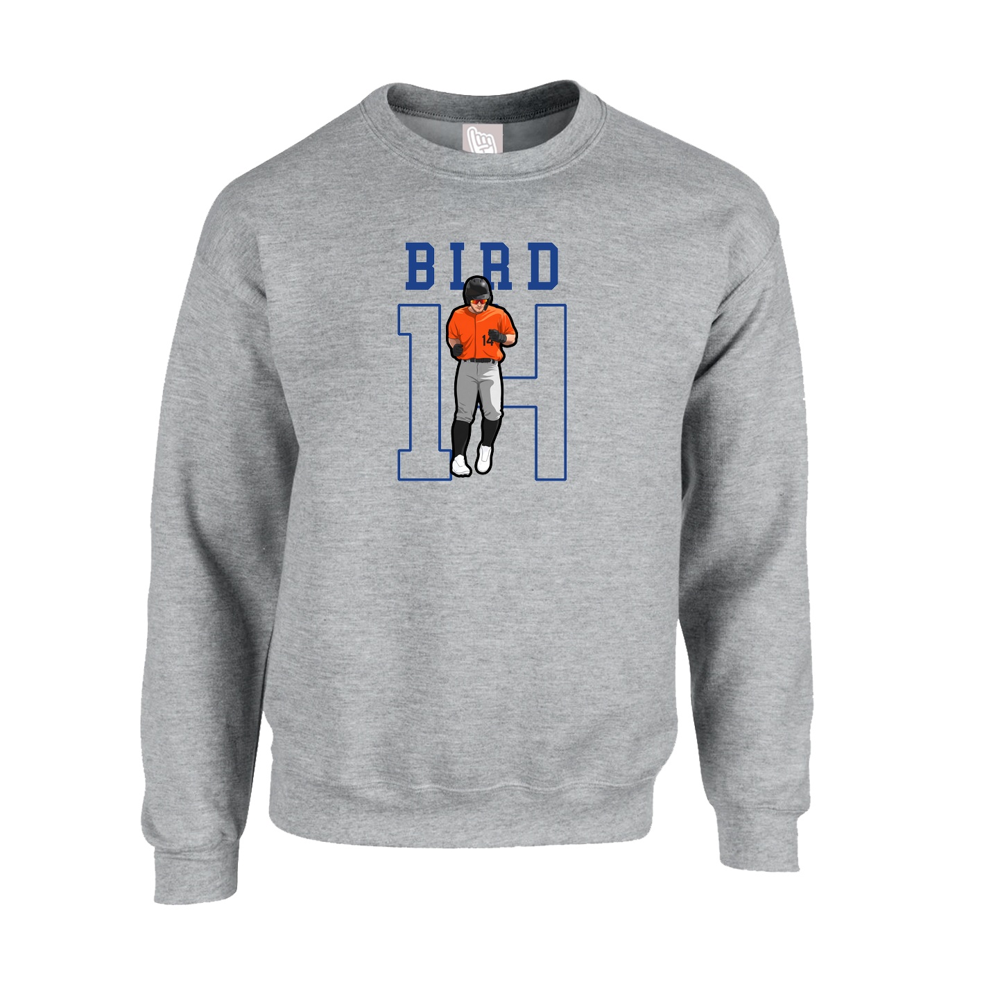 Fleece Crew — Shirsey in Grey