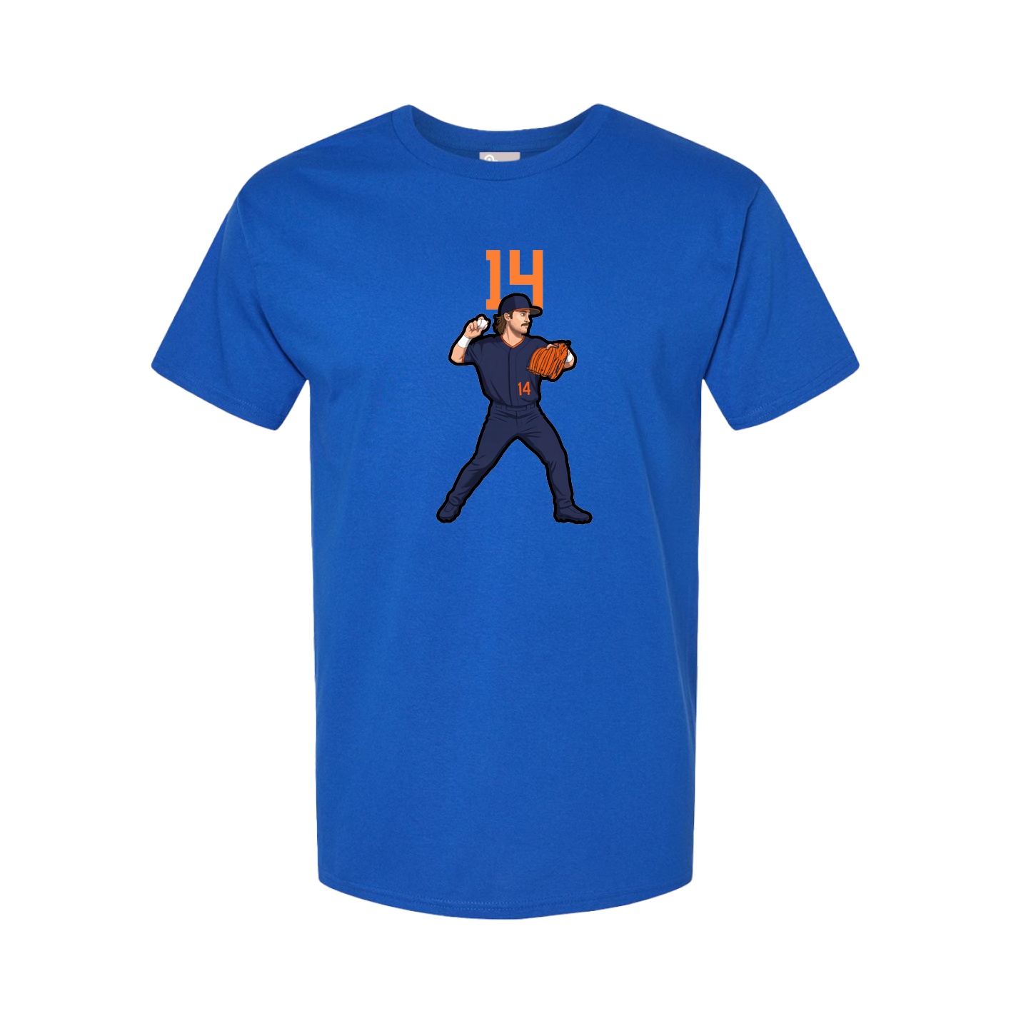 Youth Tee — Number Top in Royal