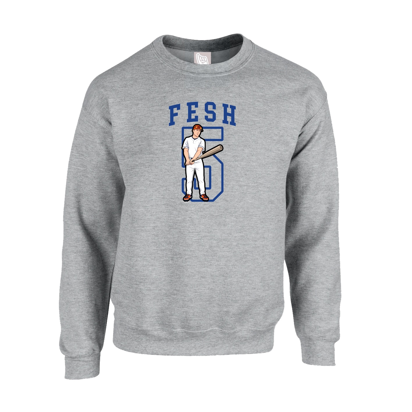 Fleece Crew — Shirsey in Grey