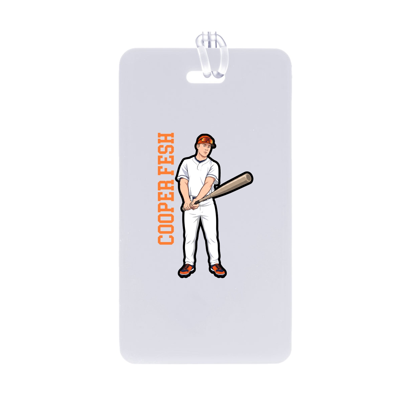 Bag Tag — Name Vertical in Classic