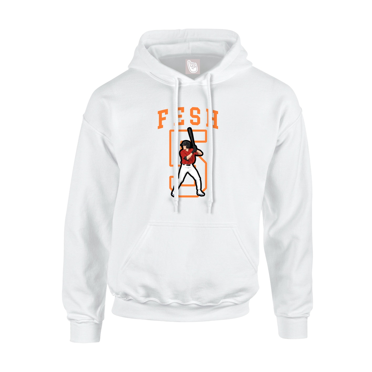 Hoodie — Shirsey in White