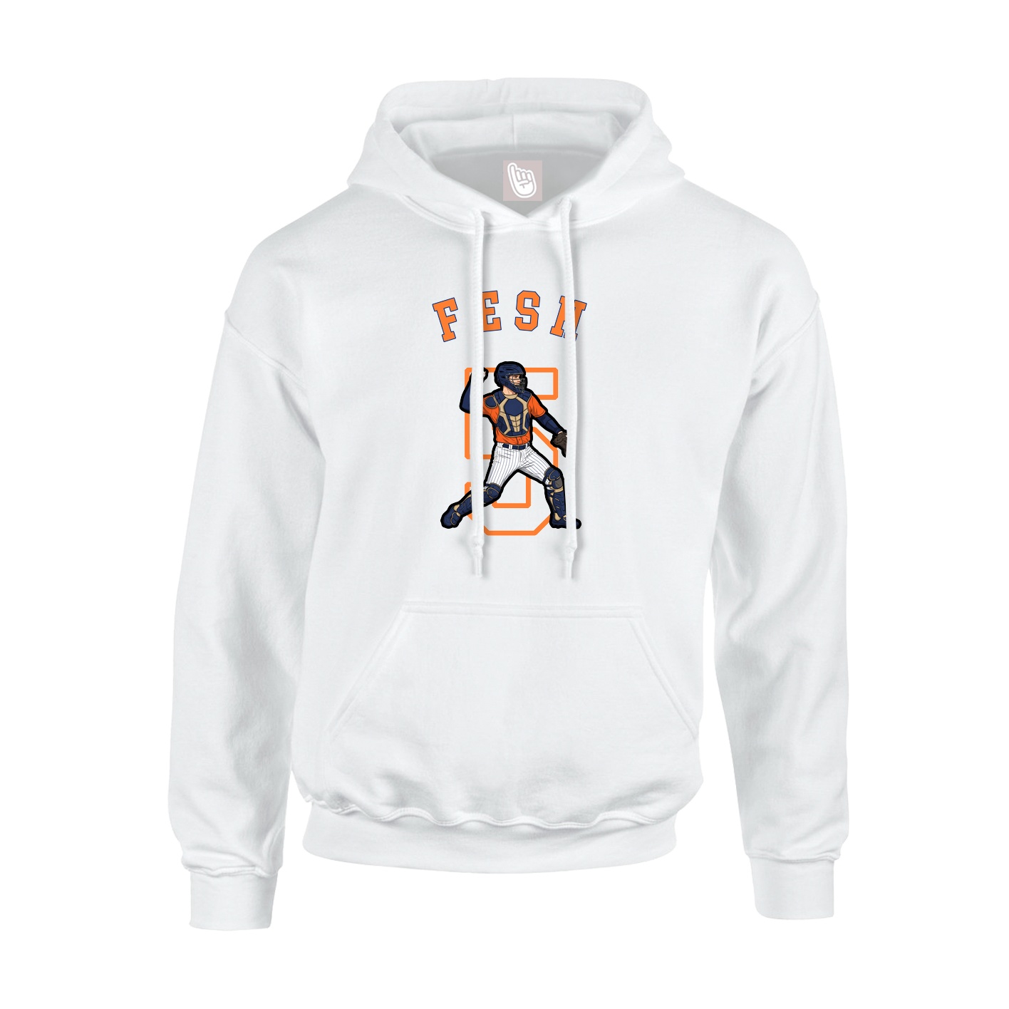 Hoodie — Shirsey Arch in White
