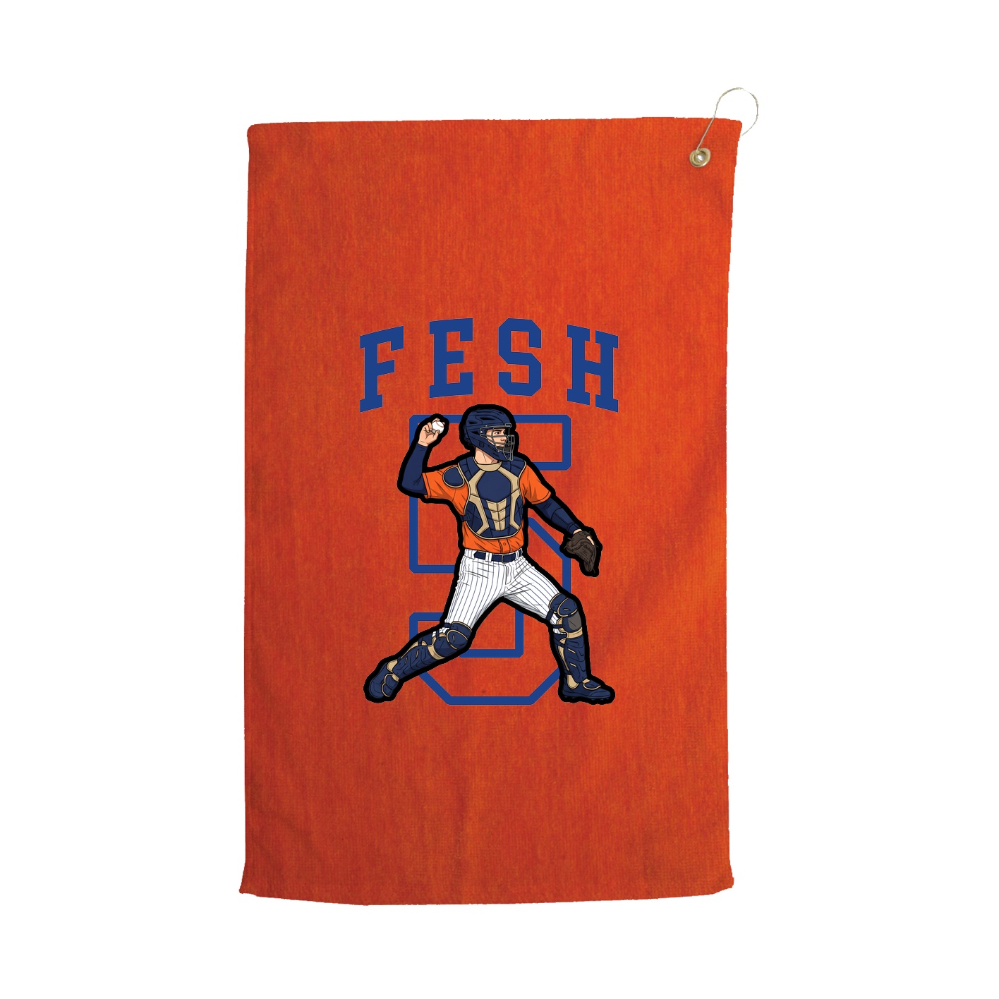 Golf Towel — Shirsey in Orange