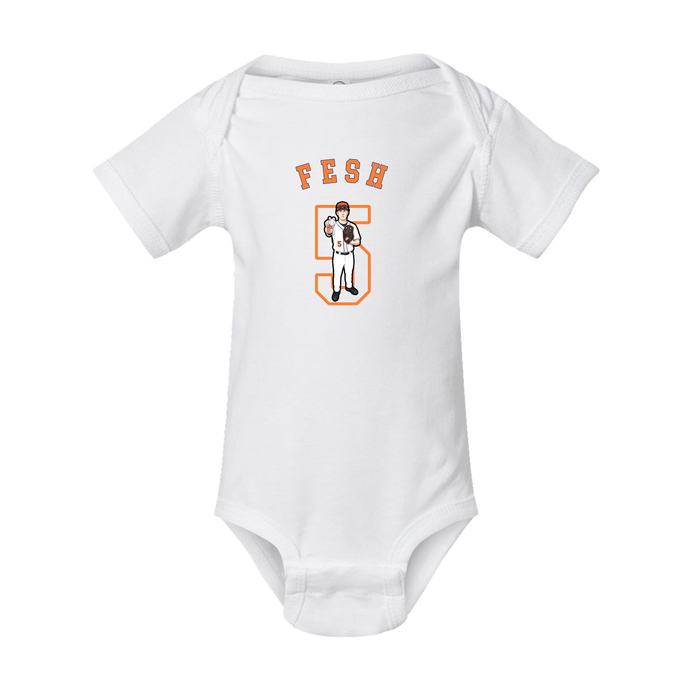 Baby Onesie — Shirsey Arch in White