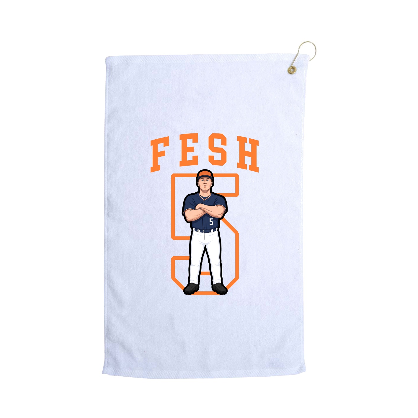 Golf Towel — Shirsey in White