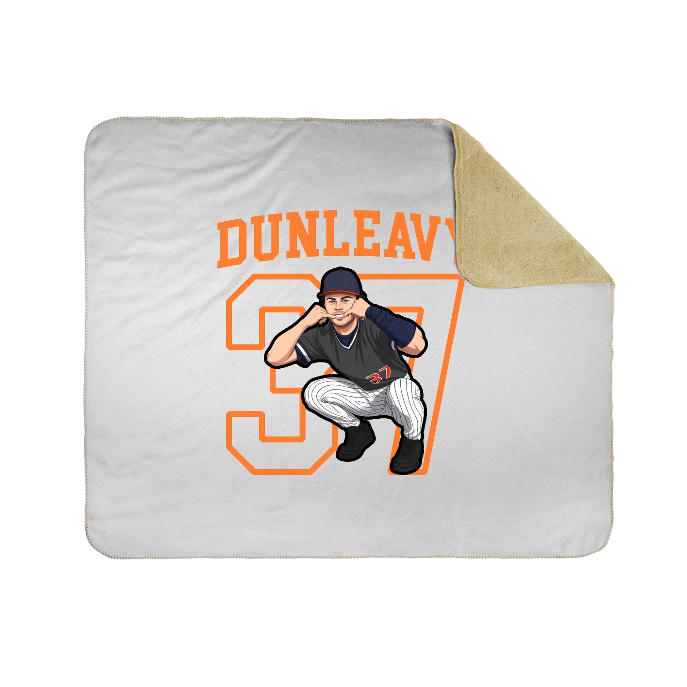 50x60 Sherpa Lined Throw Blanket