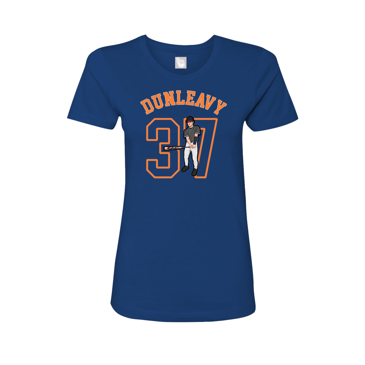 Fitted Women's Tee — Shirsey Arch in Royal