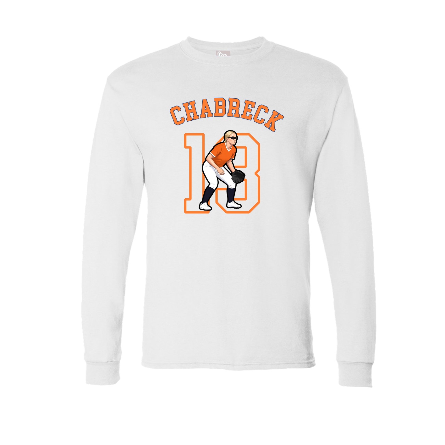 Long Sleeve Tee — Shirsey Arch in White
