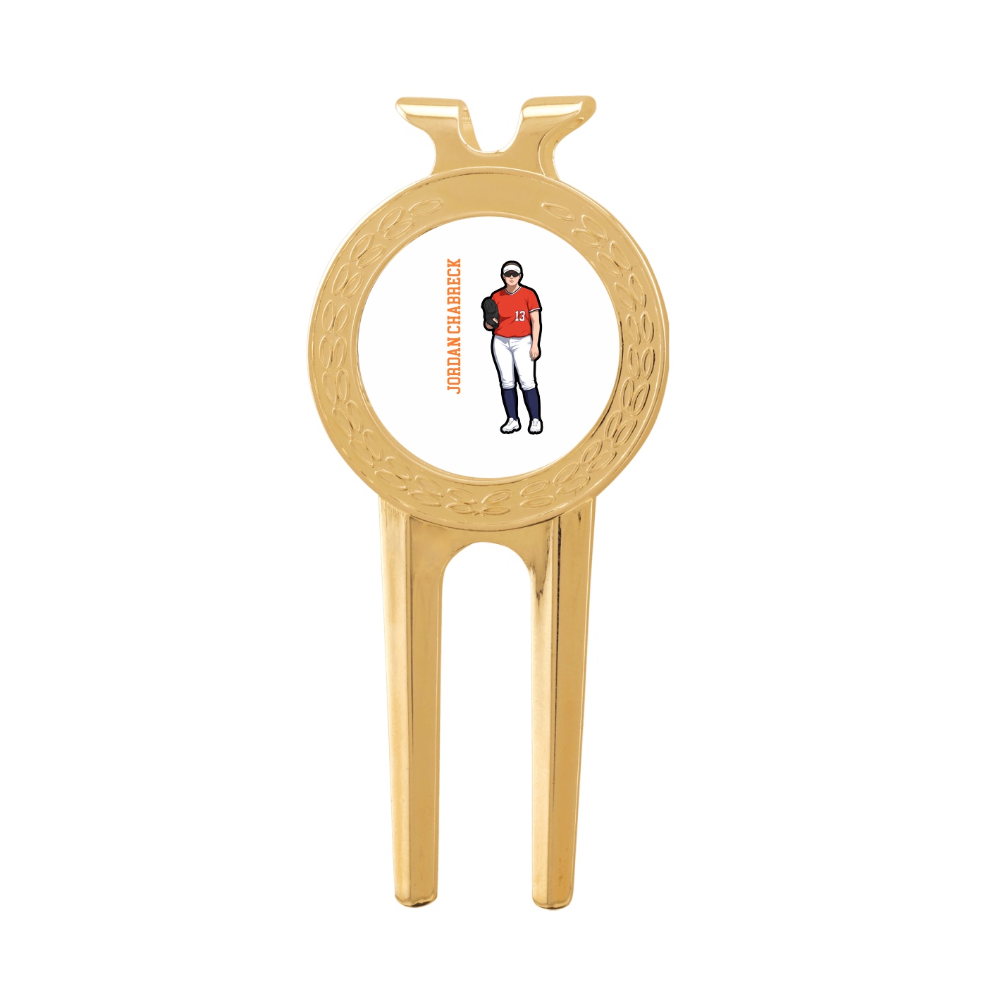 Divot Tool with Ball Marker — Name Vertical in Classic