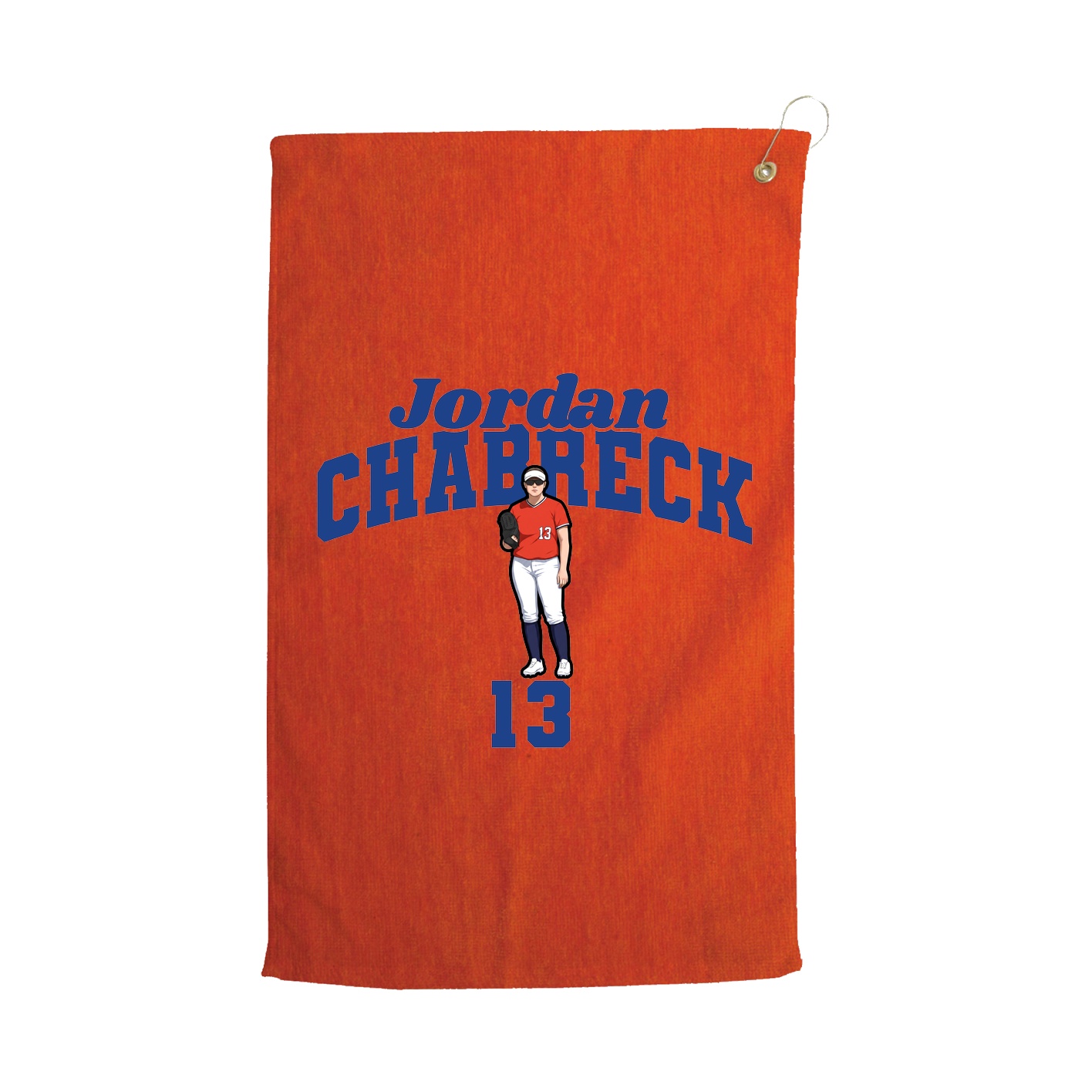 Golf Towel — Signature Arch in Orange