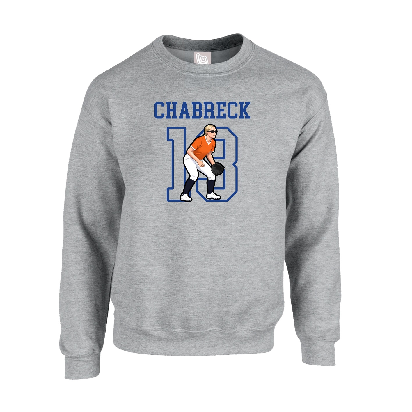 Fleece Crew — Shirsey in Grey