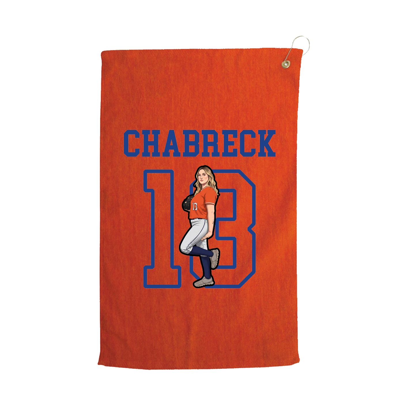 Golf Towel — Shirsey in Orange
