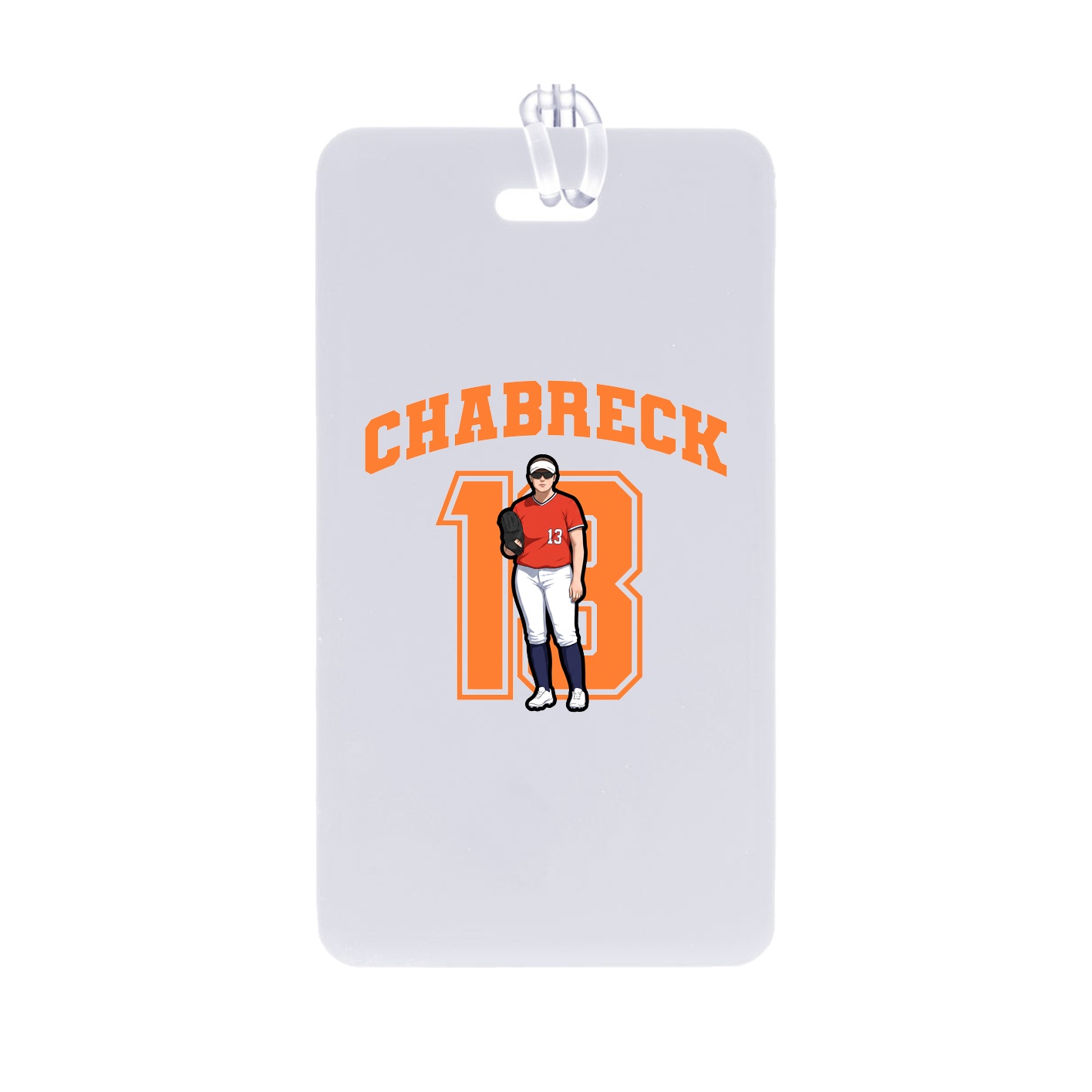 Bag Tag — Number in Classic