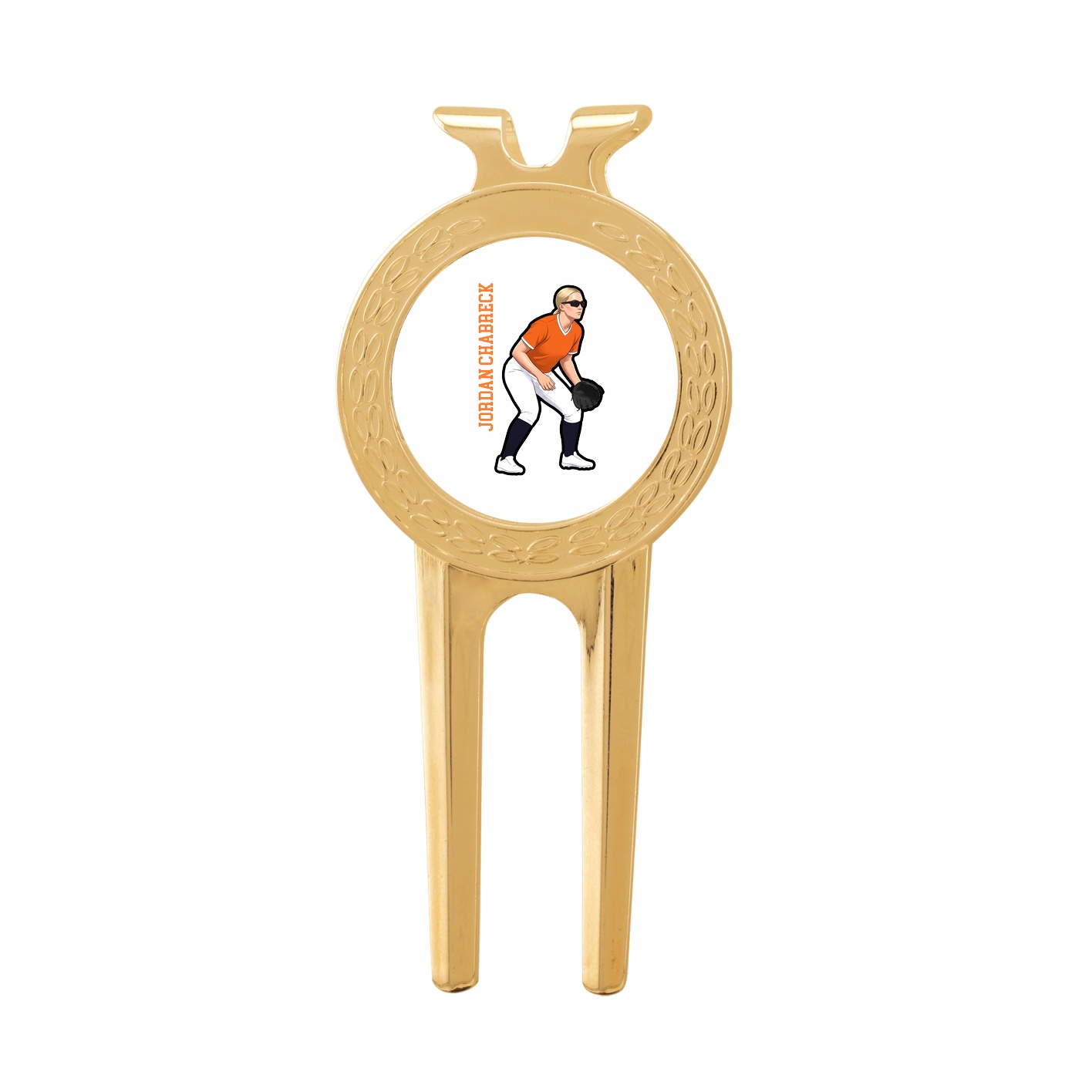 Divot Tool with Ball Marker — Name Vertical in Classic