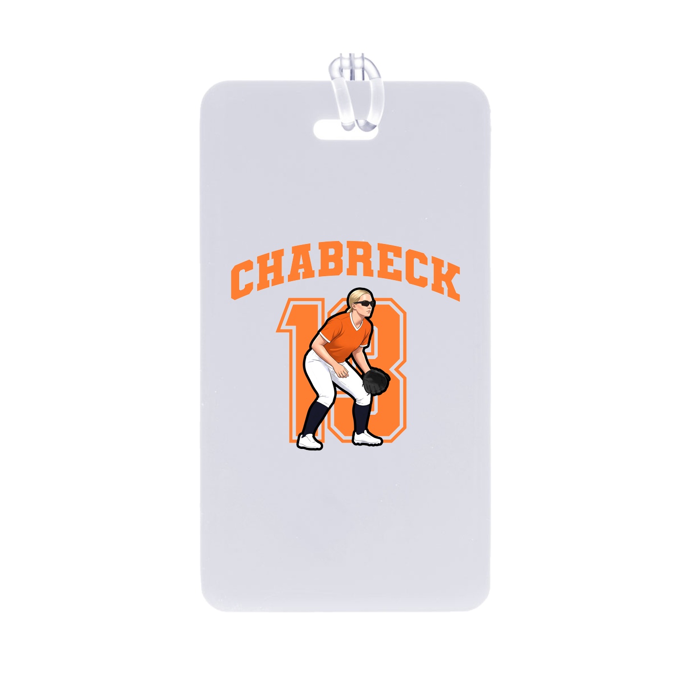 Bag Tag — Number in Classic