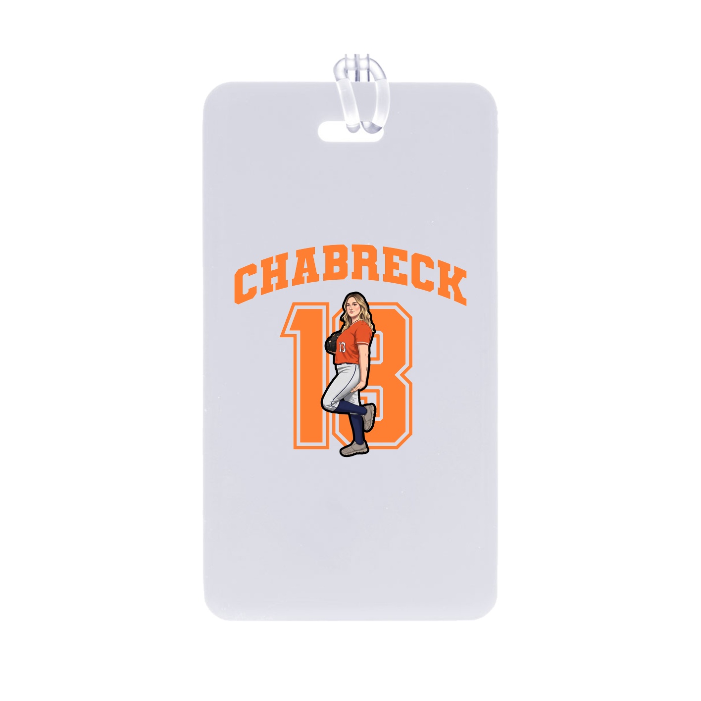 Bag Tag — Number in Classic