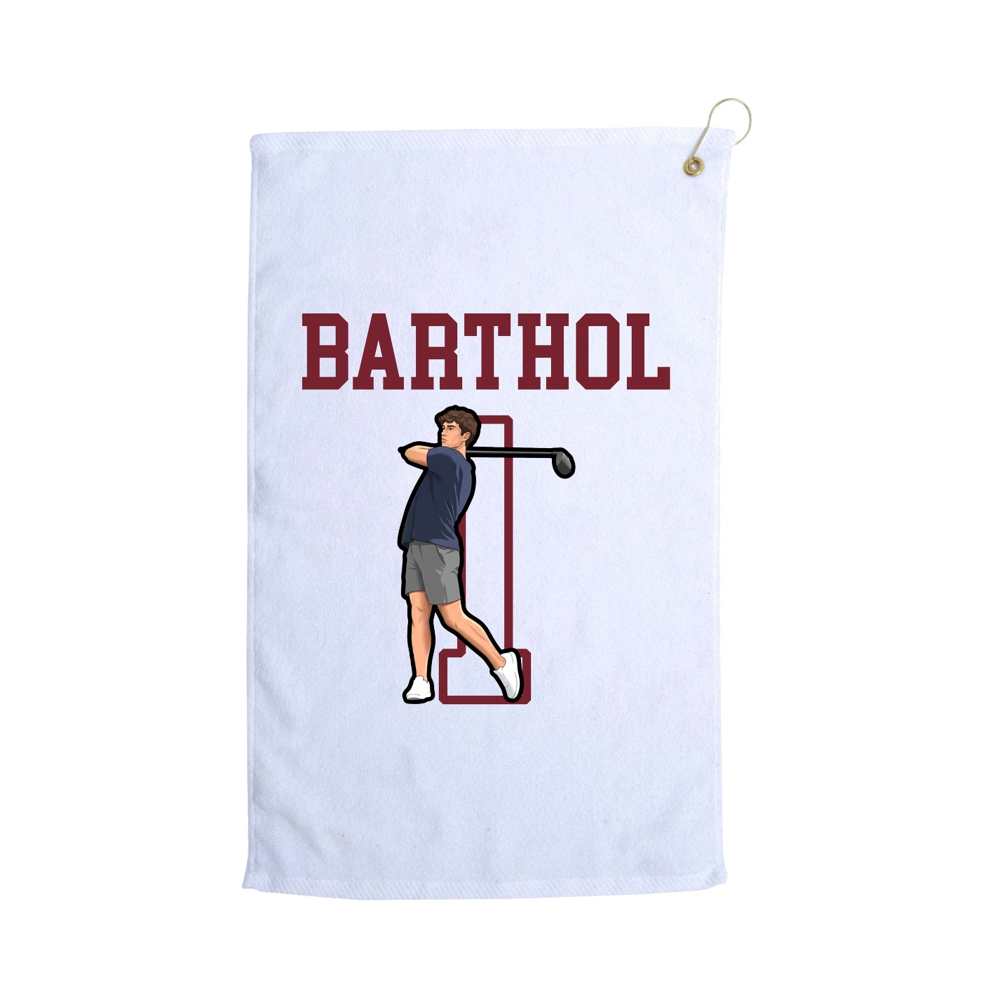 Golf Towel — Shirsey in White