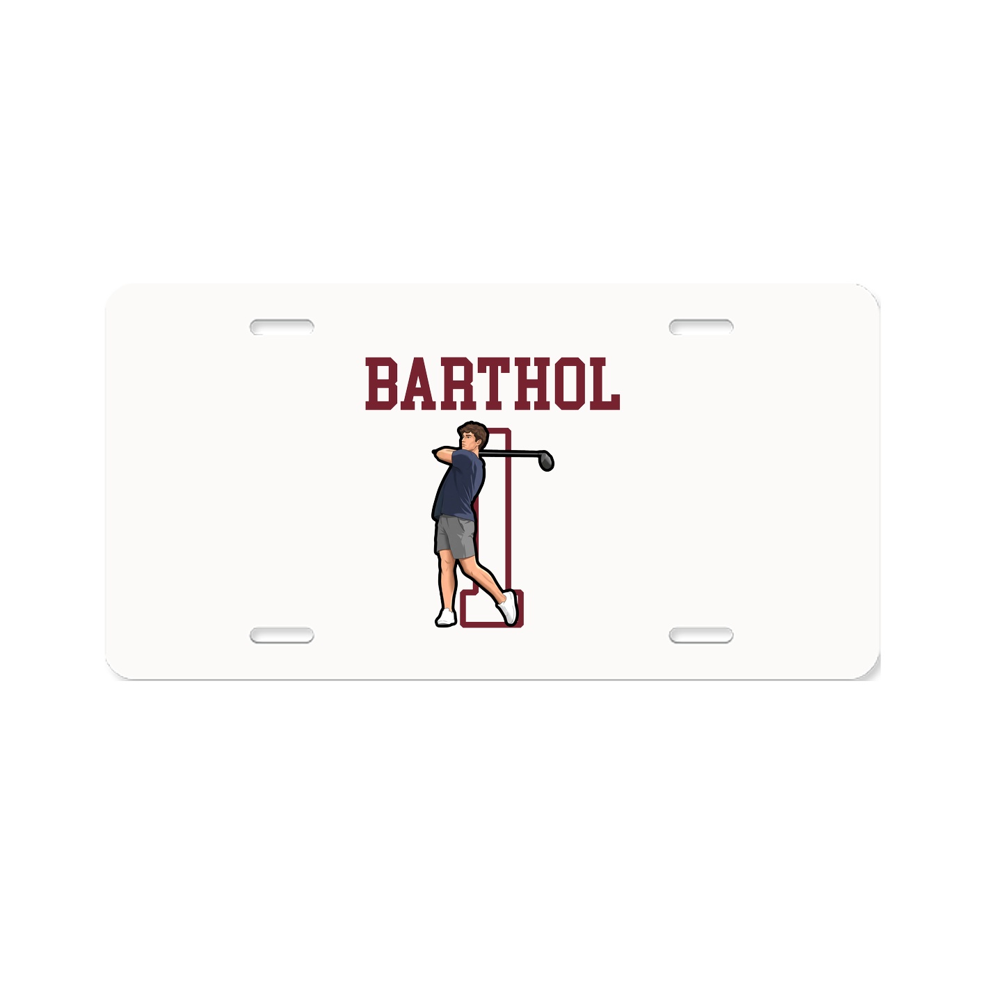 License Plate — Shirsey in Classic