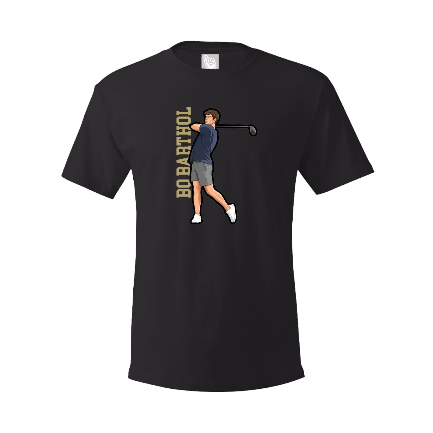 Tee — Name Vertical in Black