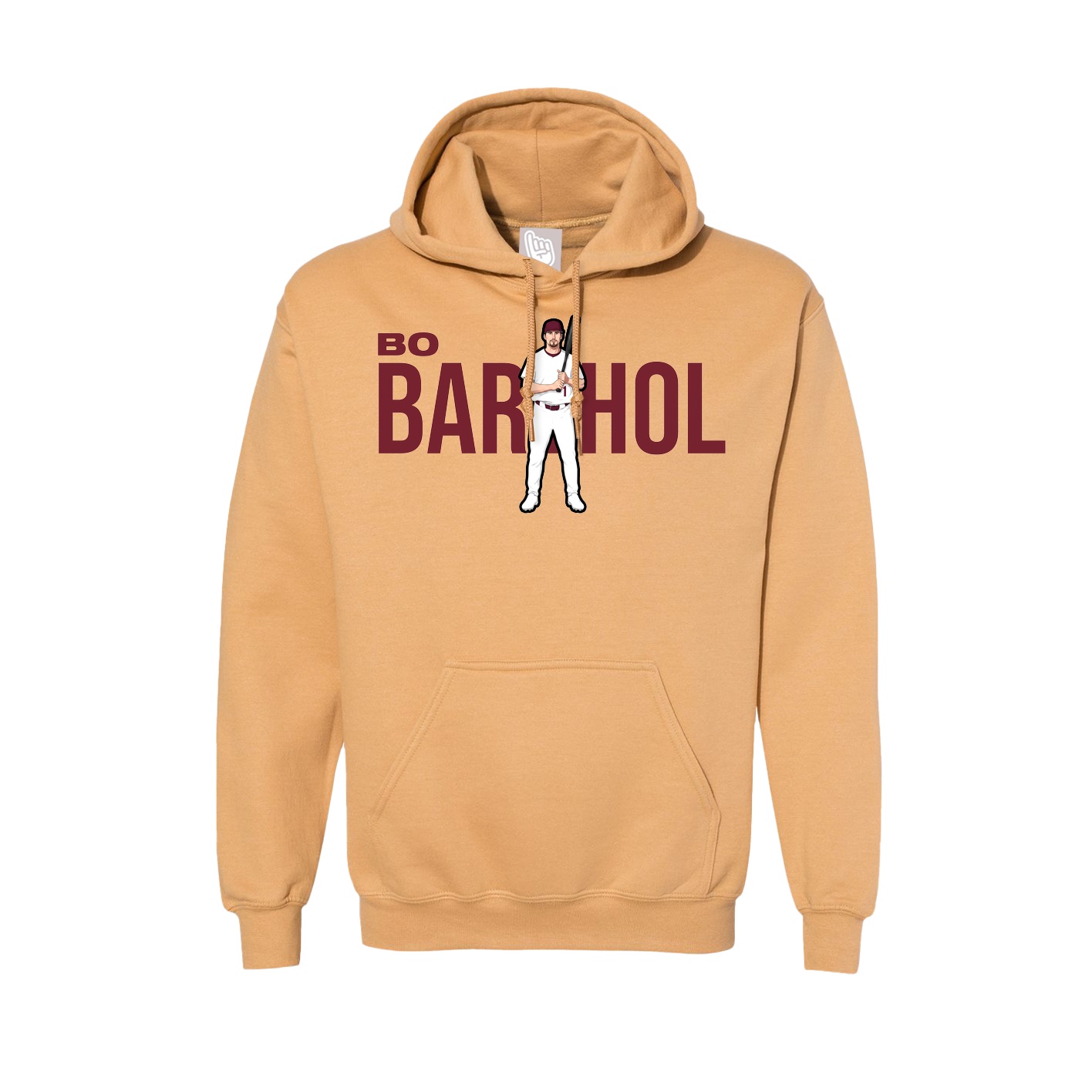Hoodie — Player Name in Vegas Gold