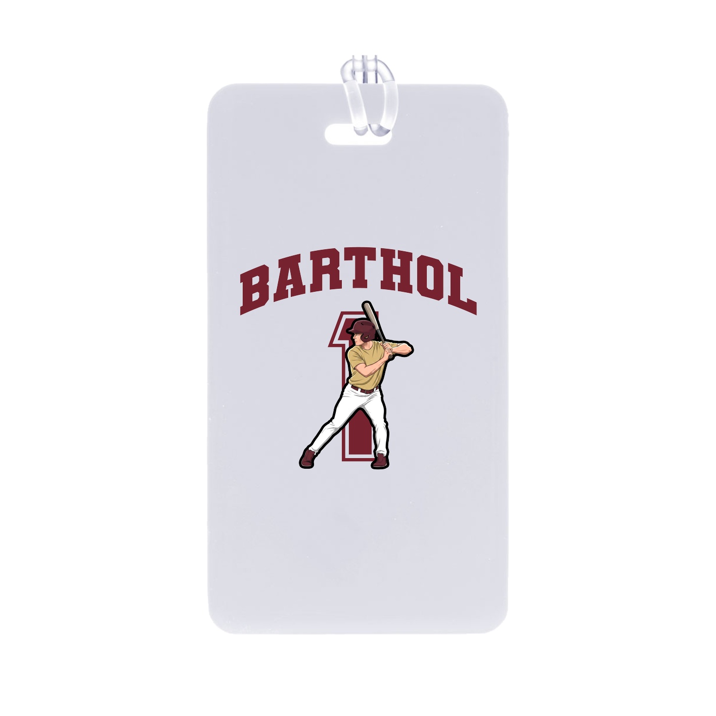 Bag Tag — Number in Classic