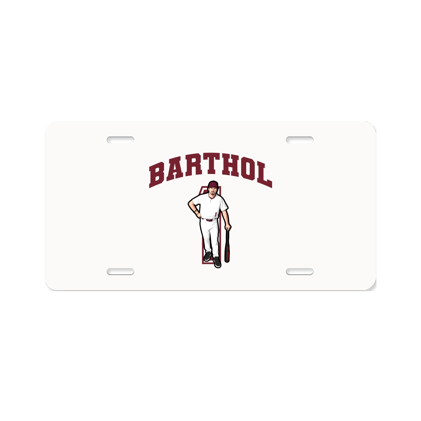 License Plate — Number in Classic