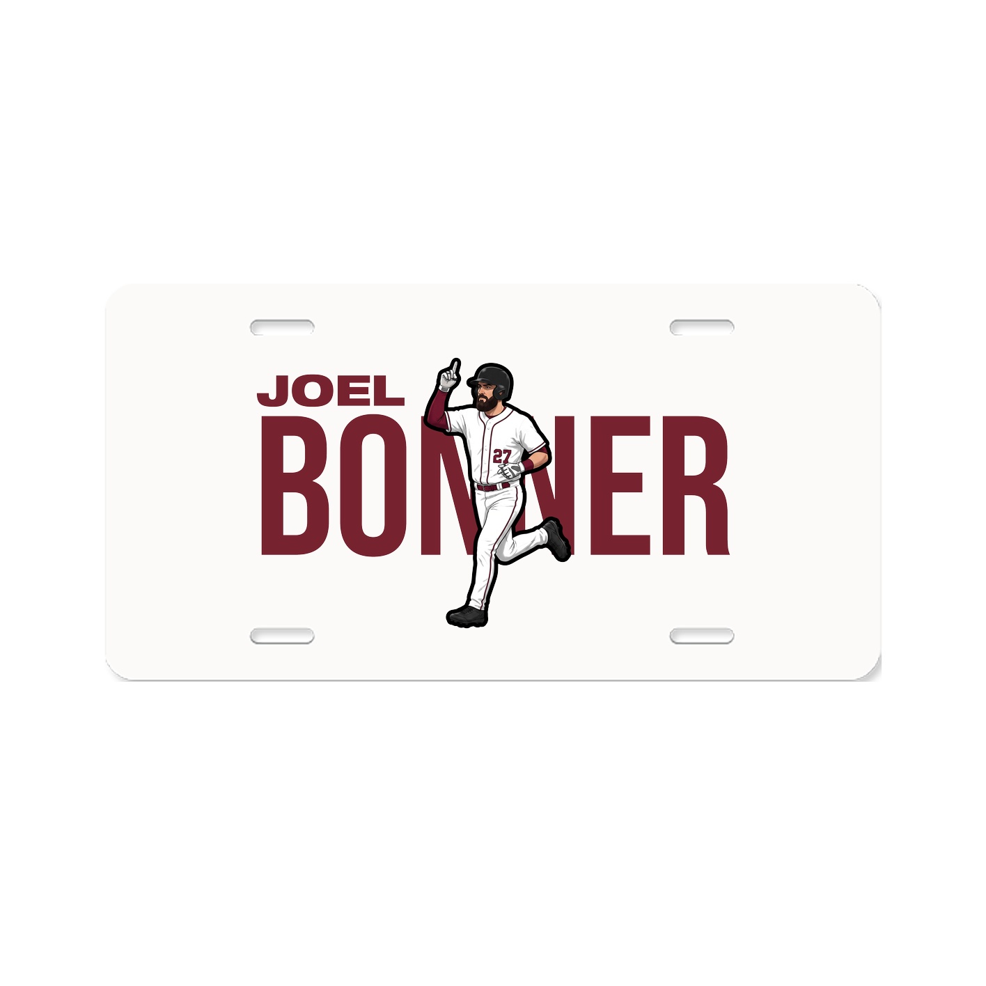 License Plate — Player Name in Classic
