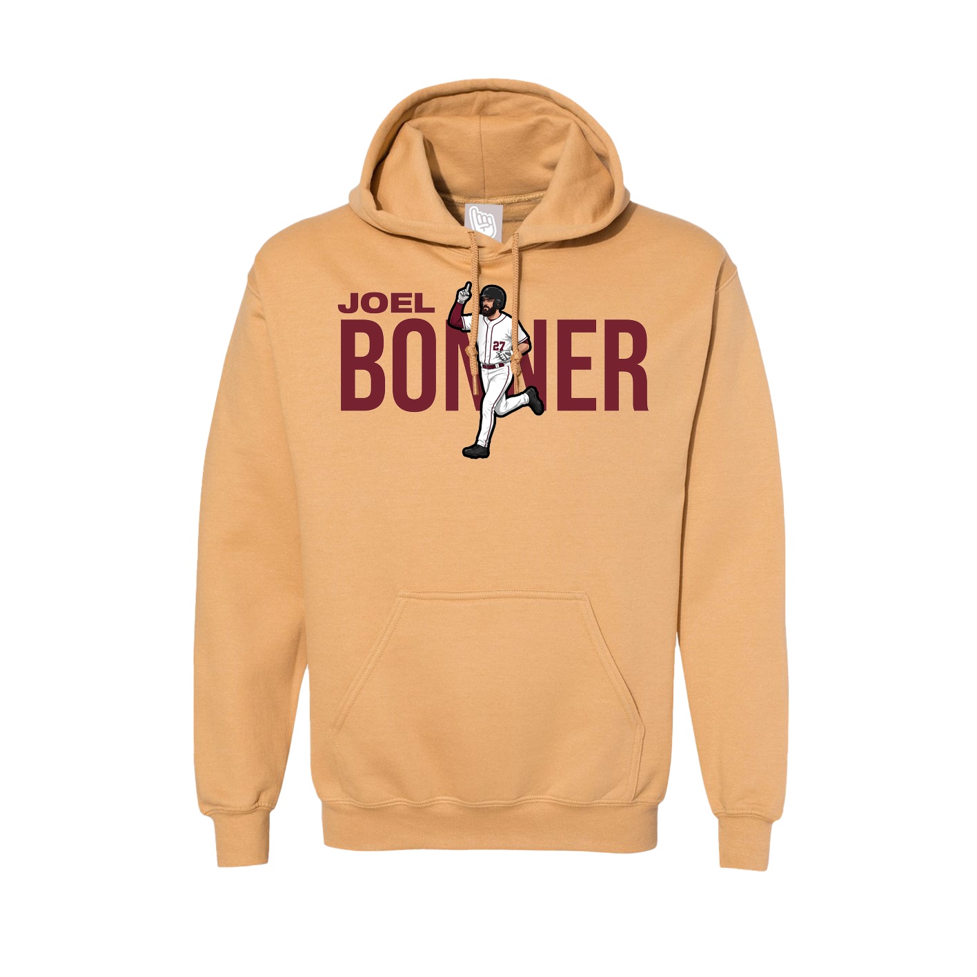 Hoodie — Player Name in Vegas Gold