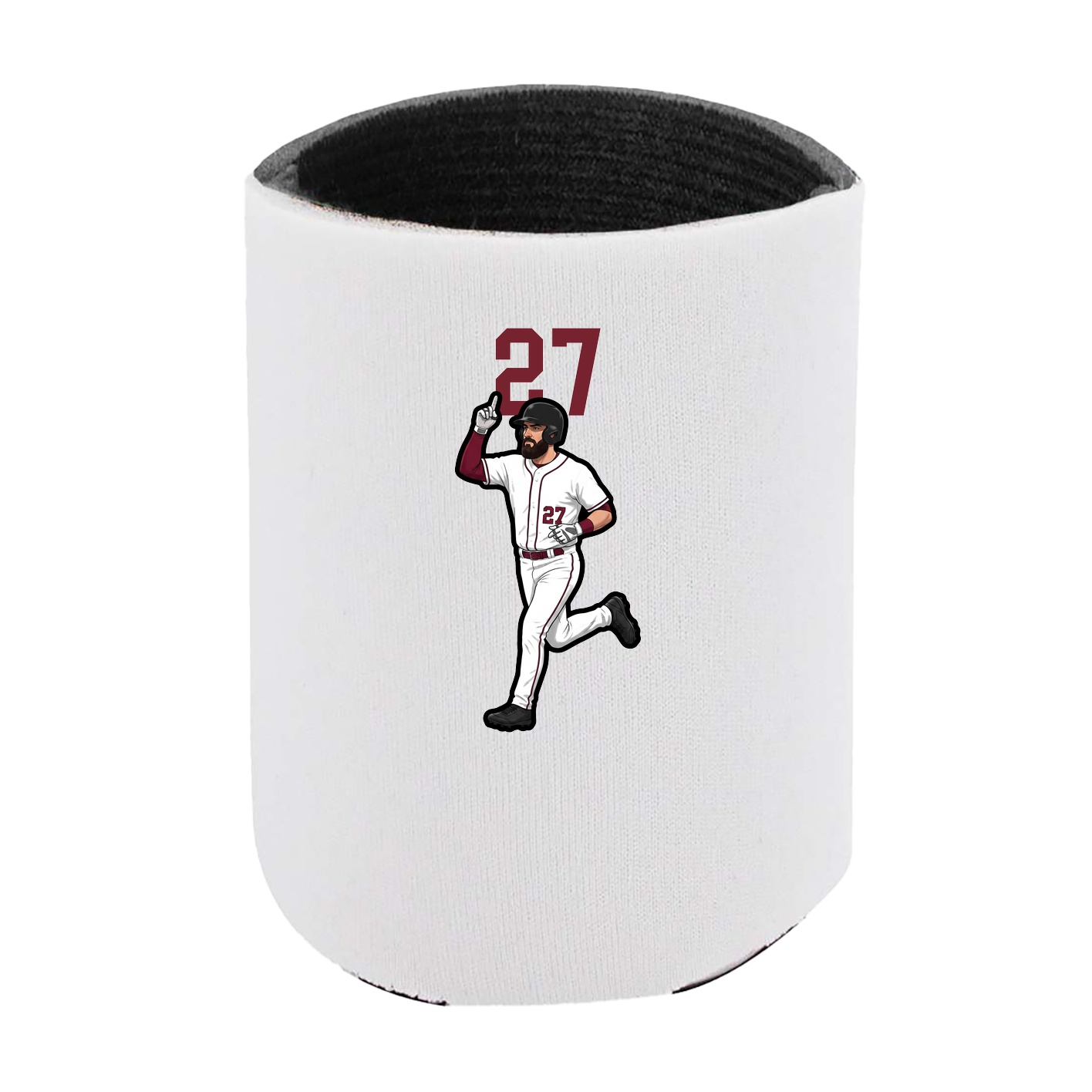 Can Holder — Number Top in White