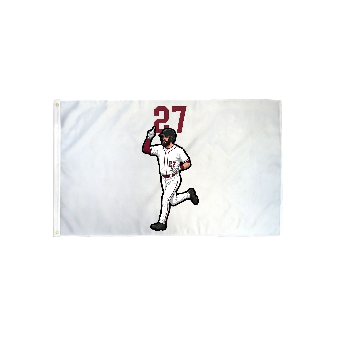 3x5 Flag — Number Top in Classic