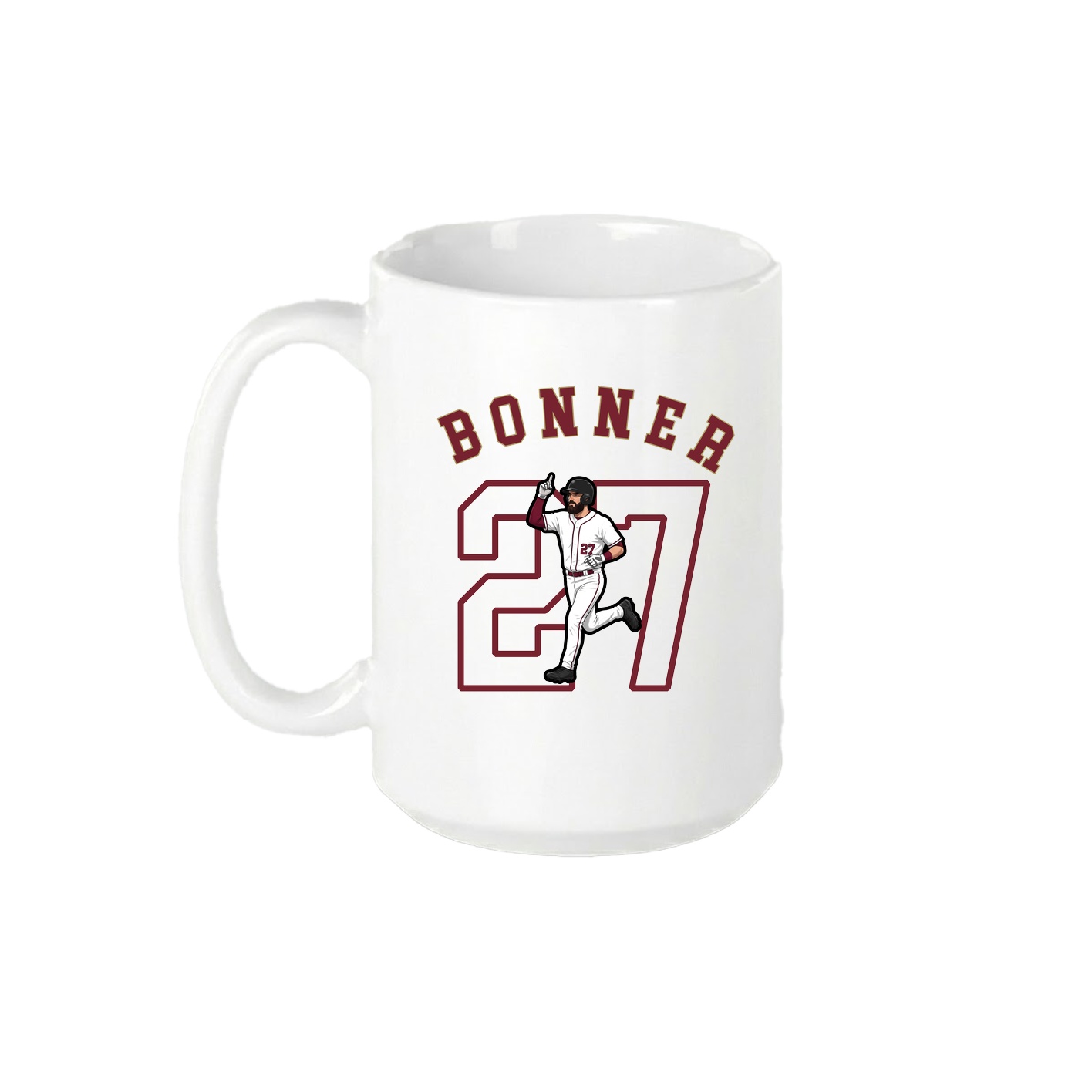 15oz Coffee Mug — Shirsey Arch in White