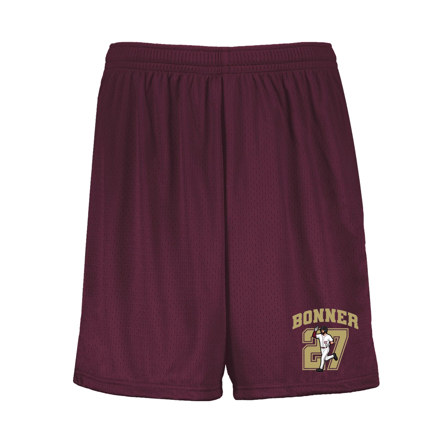 Shorts — Number in Maroon