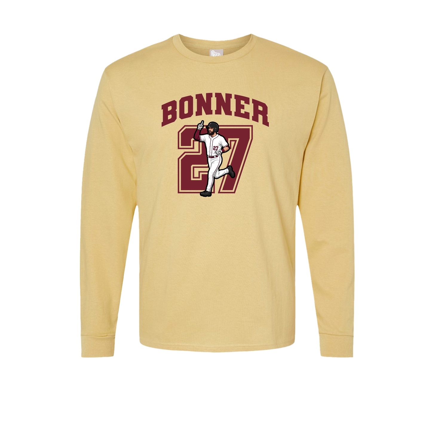 Long Sleeve Tee — Number in Vegas Gold
