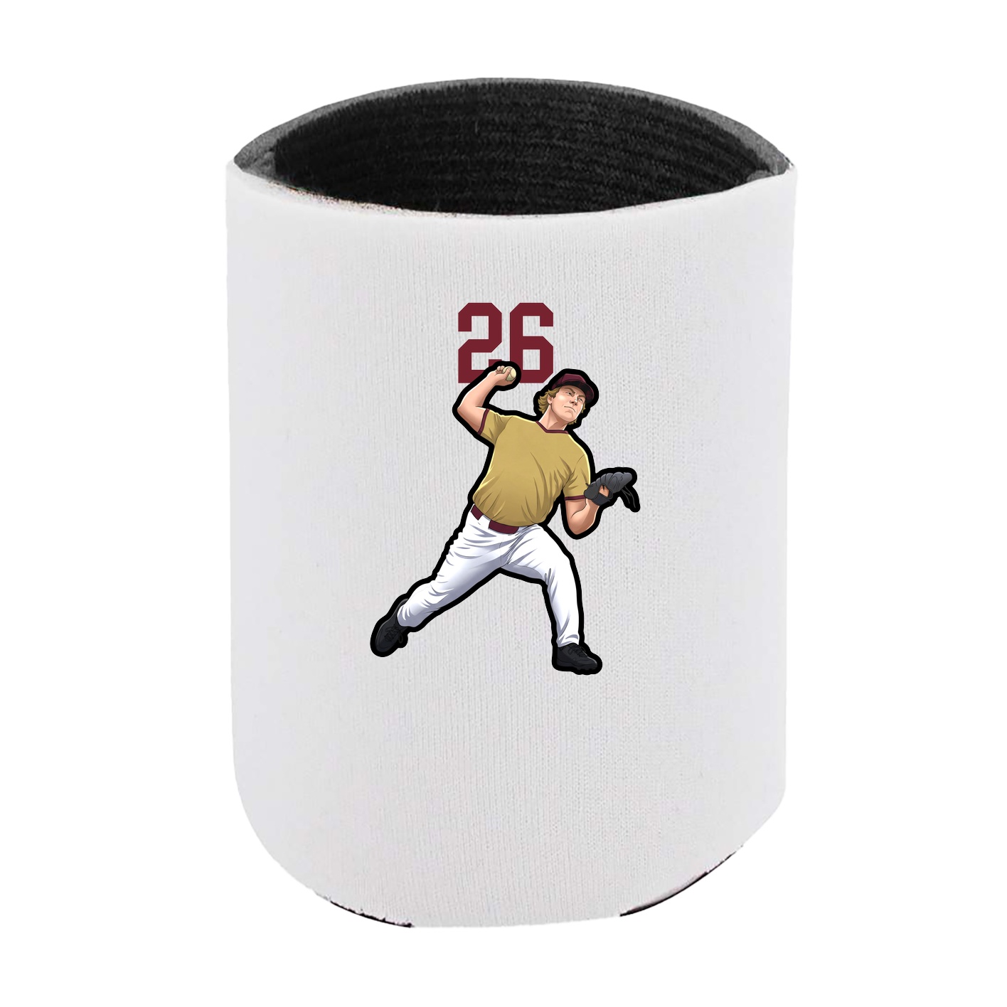 Can Holder — Number Top in White