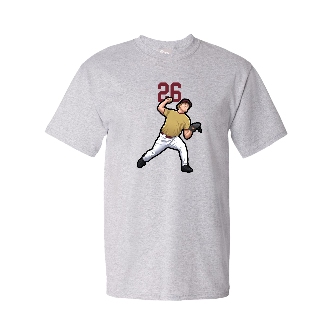 Tee — Number Top in Grey