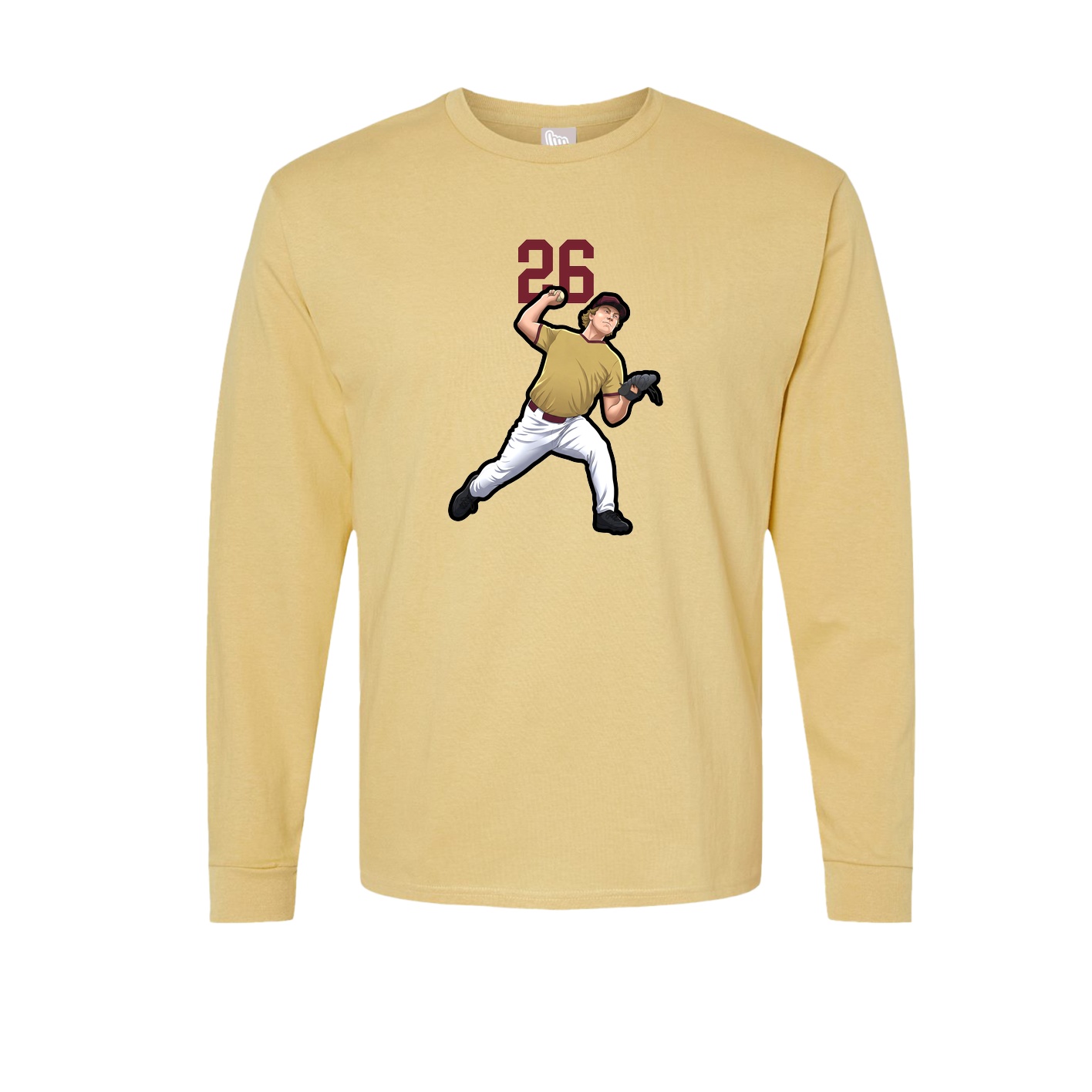 Long Sleeve Tee — Number Top in Vegas Gold