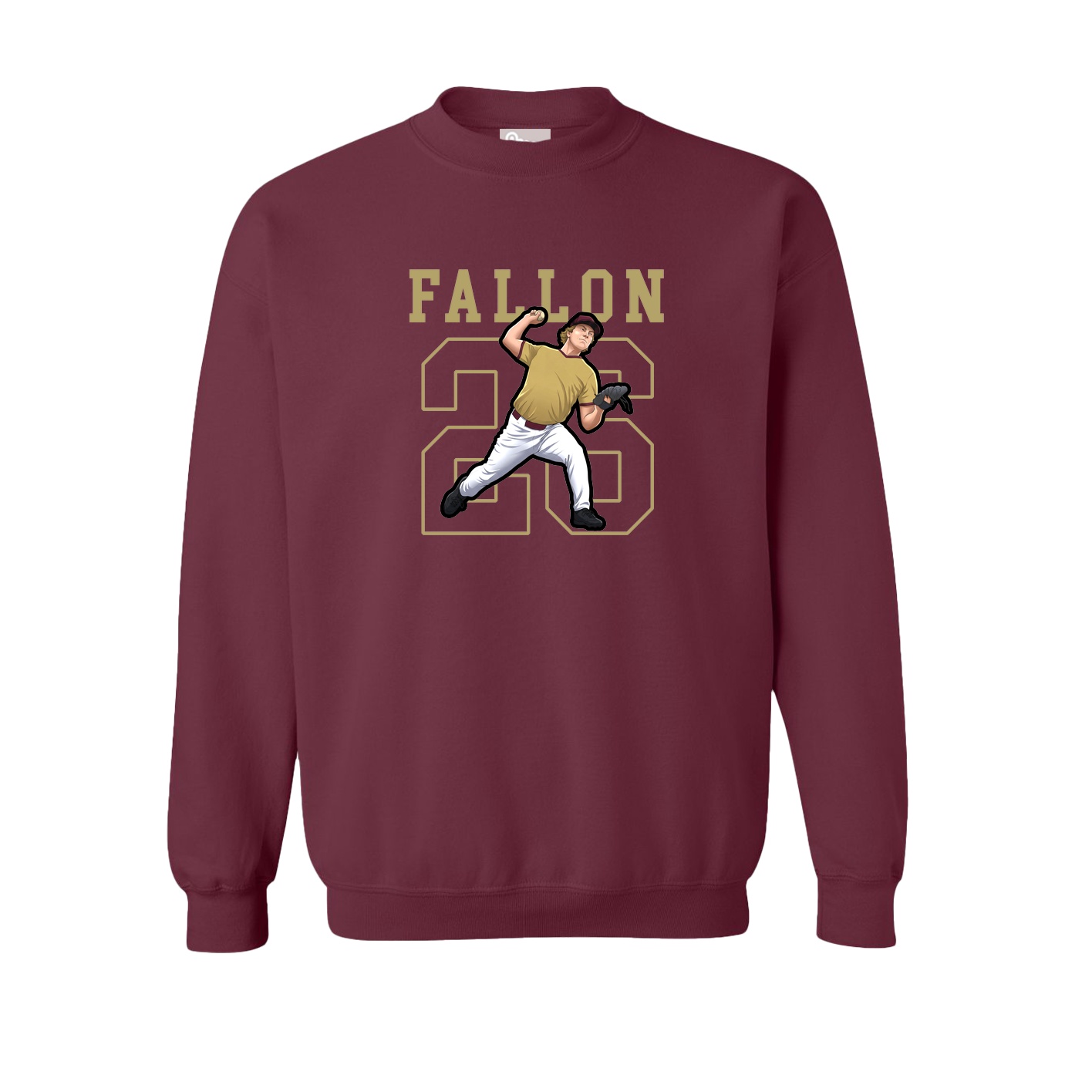 Fleece Crew — Shirsey in Maroon