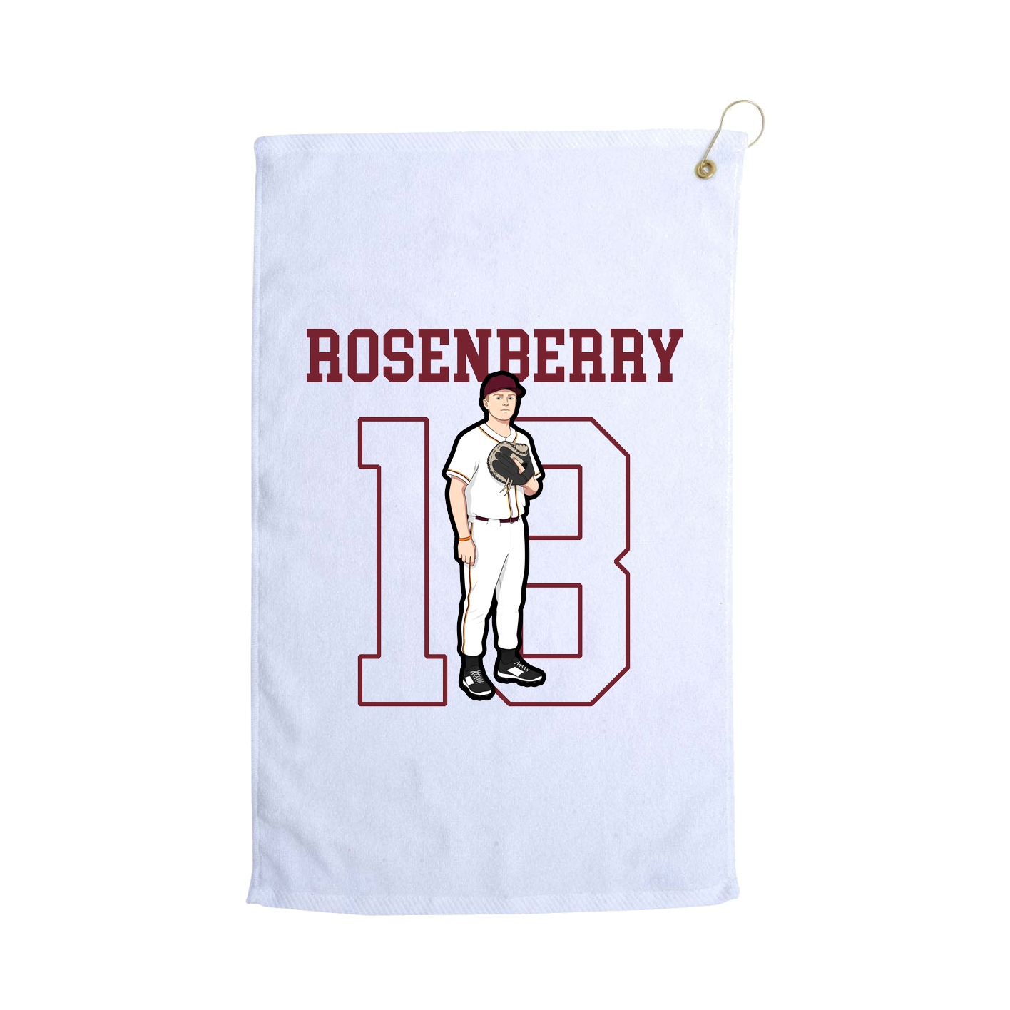Golf Towel — Shirsey in White