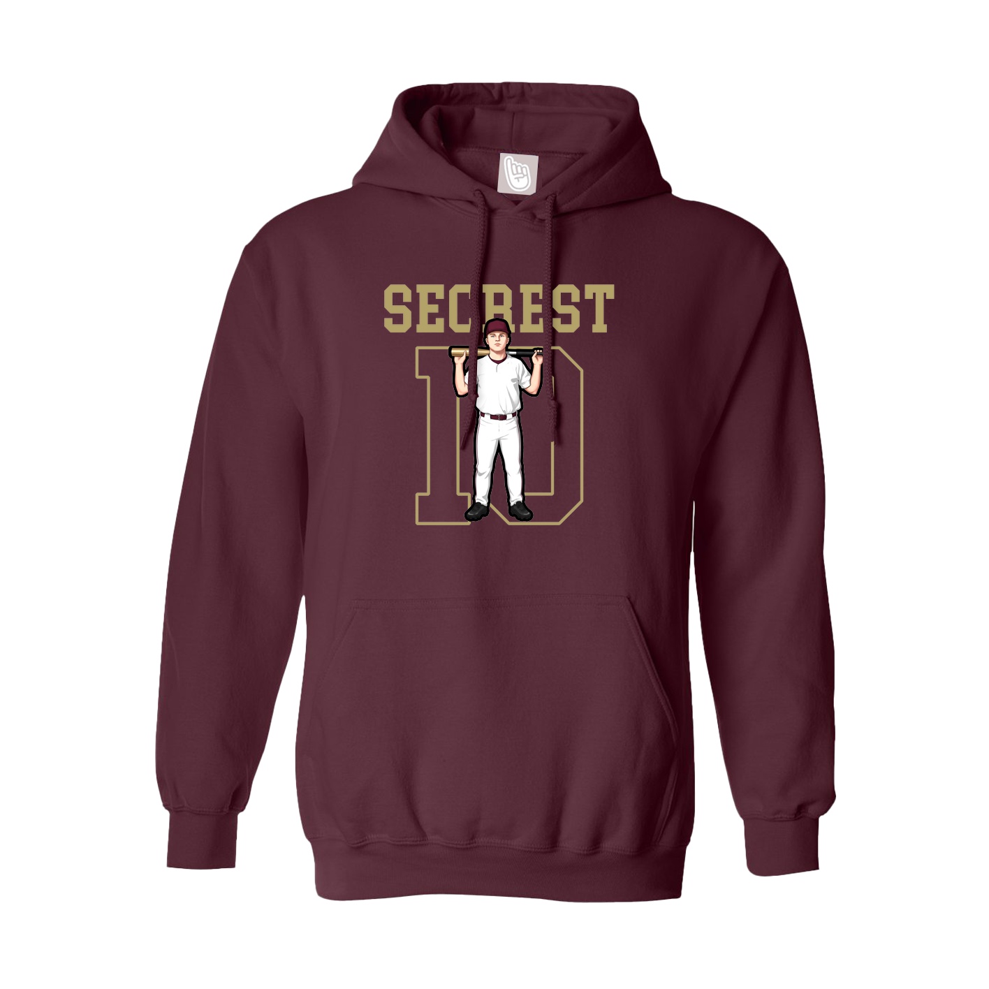 Hoodie — Shirsey in Maroon